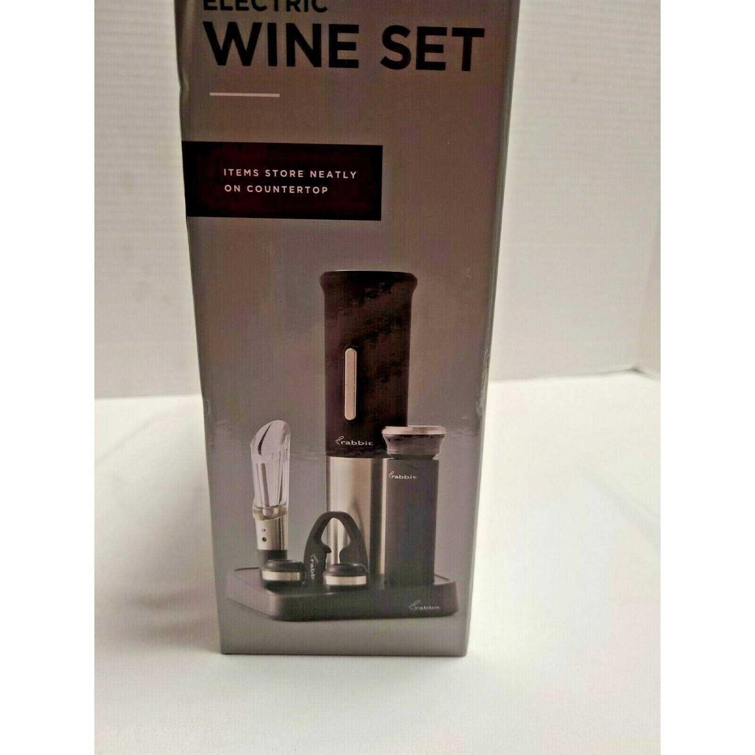 Rabbit Electric Wine Opener Set