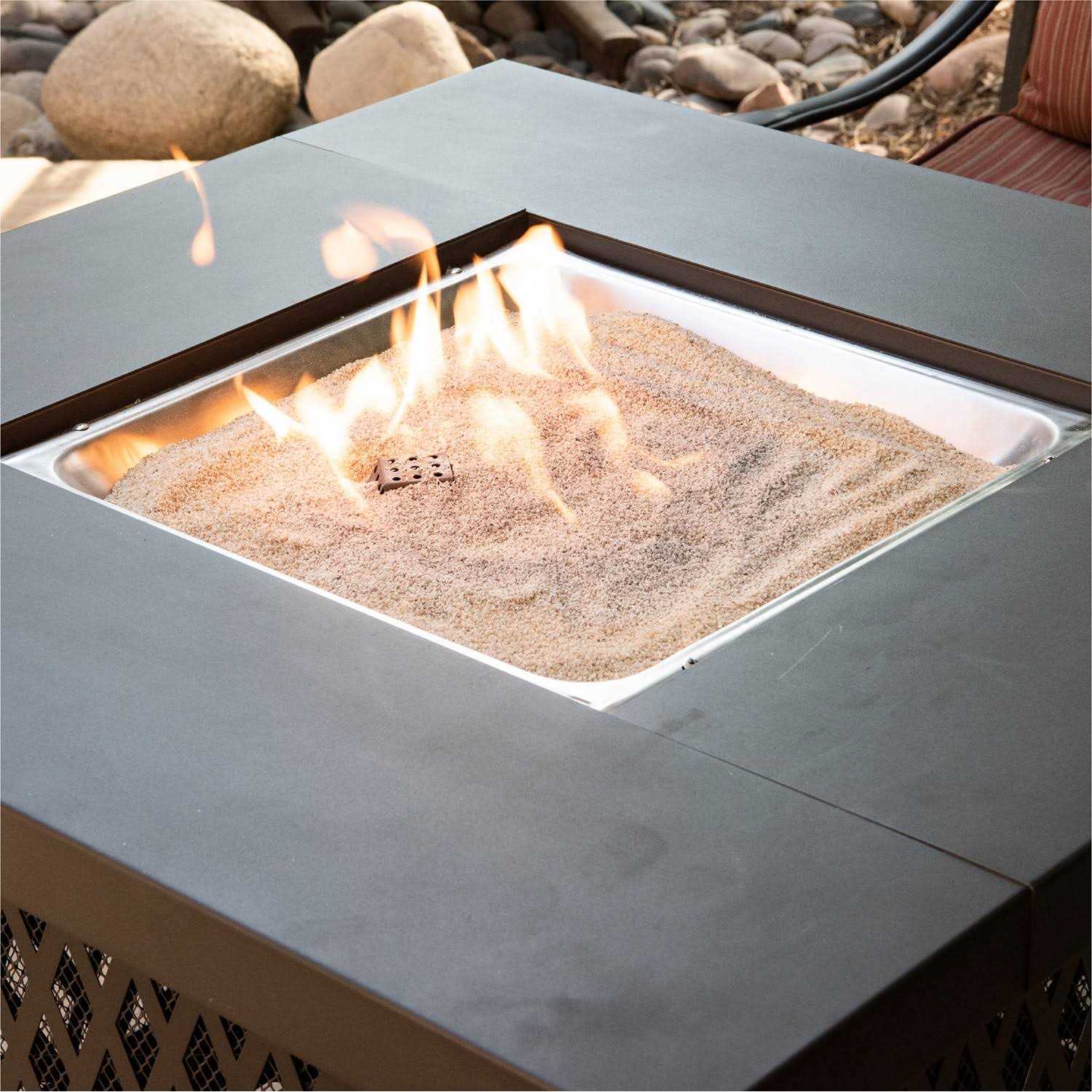 Fire Pit Essentials Silica Sand Heatproof Base Layer Sand for Fire Pits & Fireplaces