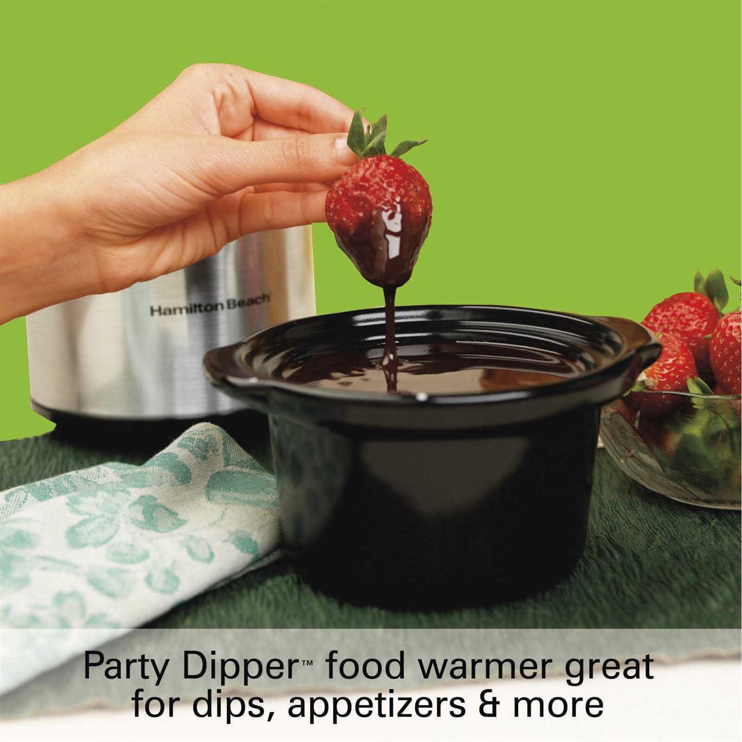 Hamilton Beach Stay or Go Programmable Slow Cooker with Party Dipper