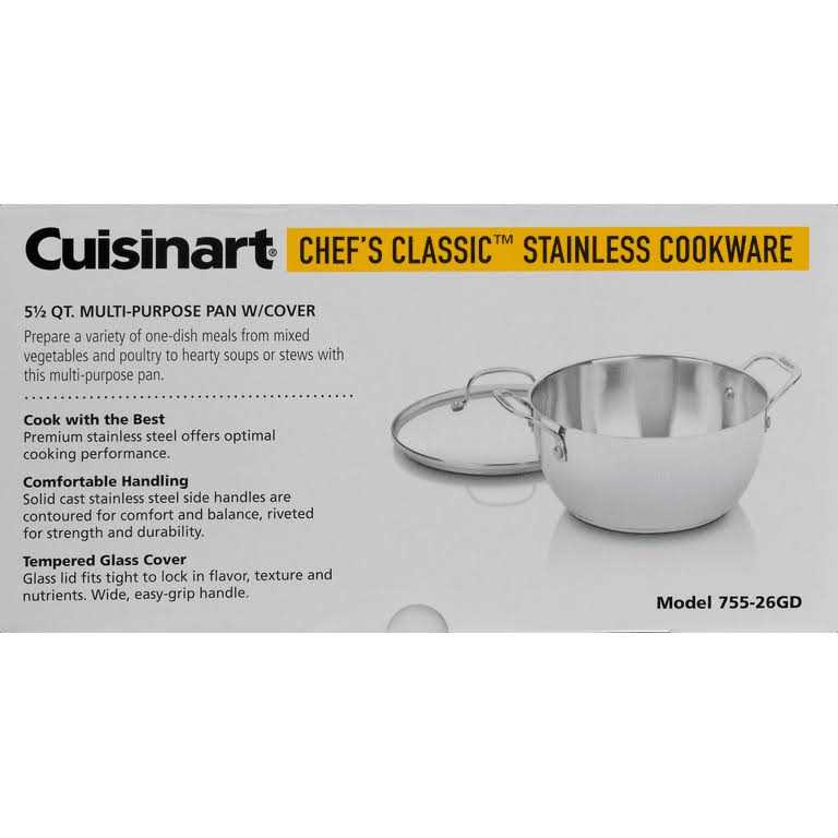 Cuisinart Classic Stainless 5.5-qt Multi-Purpose Pot
