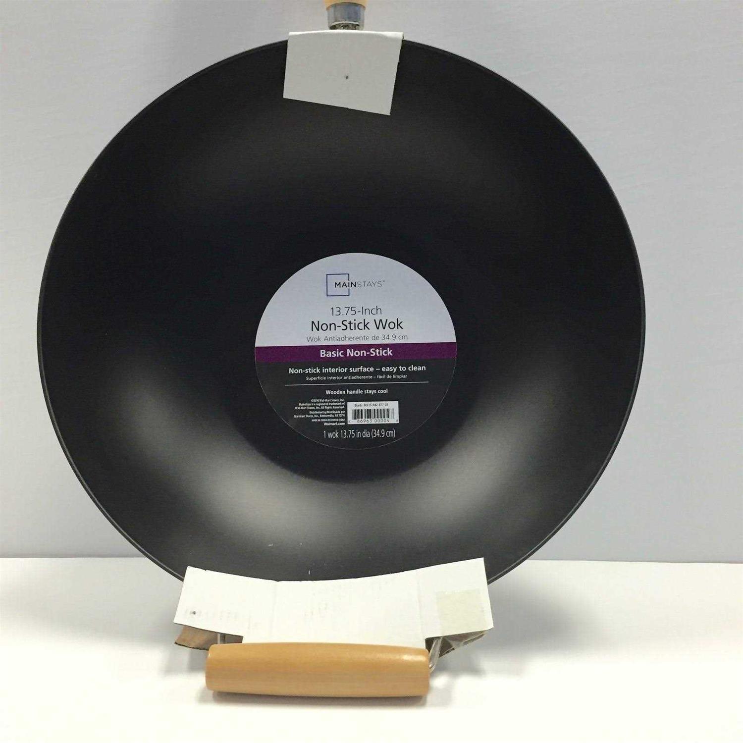 Mainstays 13.75 Non-Stick Wok