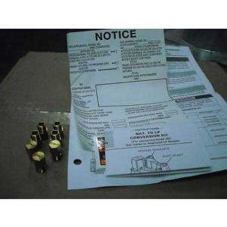York S1-1NP0347 Nat To Lp Gas Conversion Kit