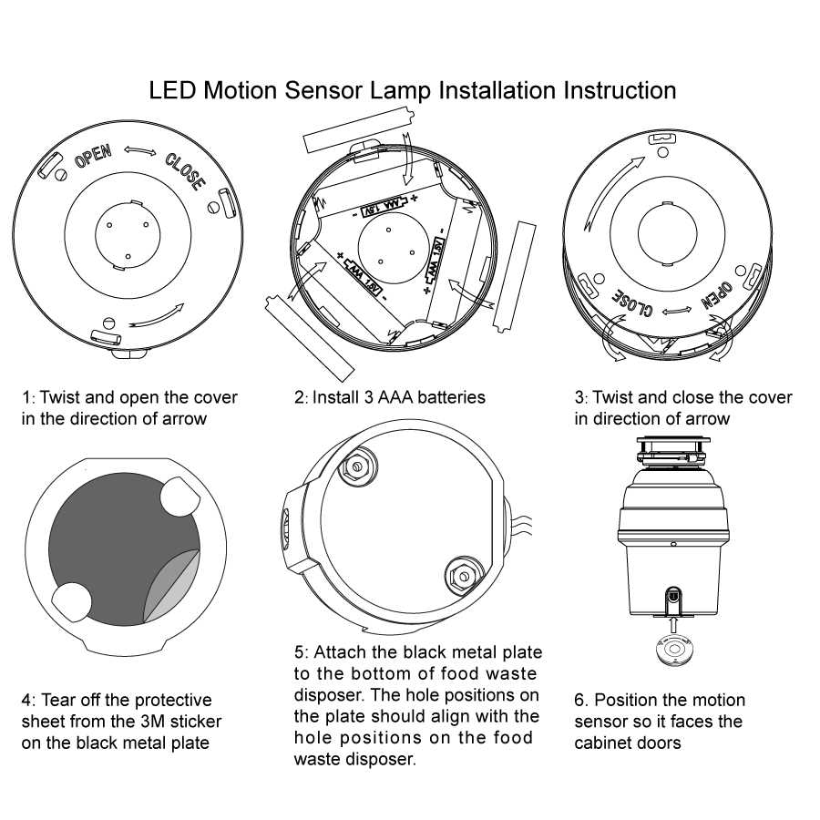 Mr. Scrappy Motion Activated LED Cabinet Light 22-DL-CL