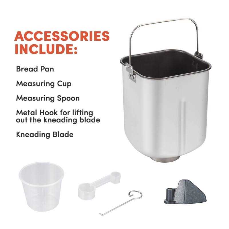 Elite Gourmet 2-lb Programmable Bread Machine Maker