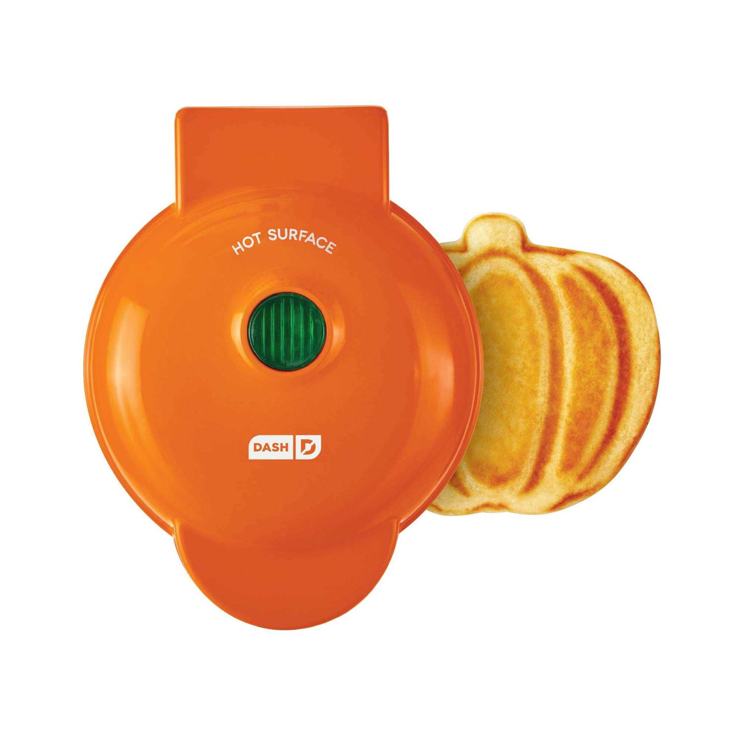 Dash Mini Pumpkin Waffle Maker