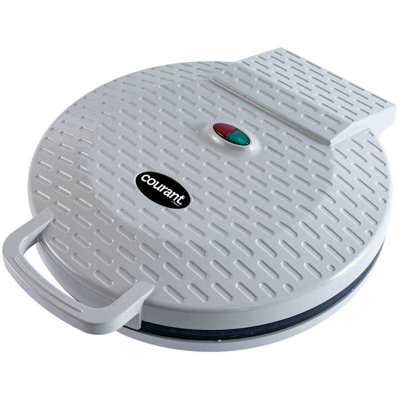 Courant Pizza Maker 12 Inch Pizzas Machine Newly improved Cool-touch Handle Non-stick plates Pizza Oven & Calzone Maker