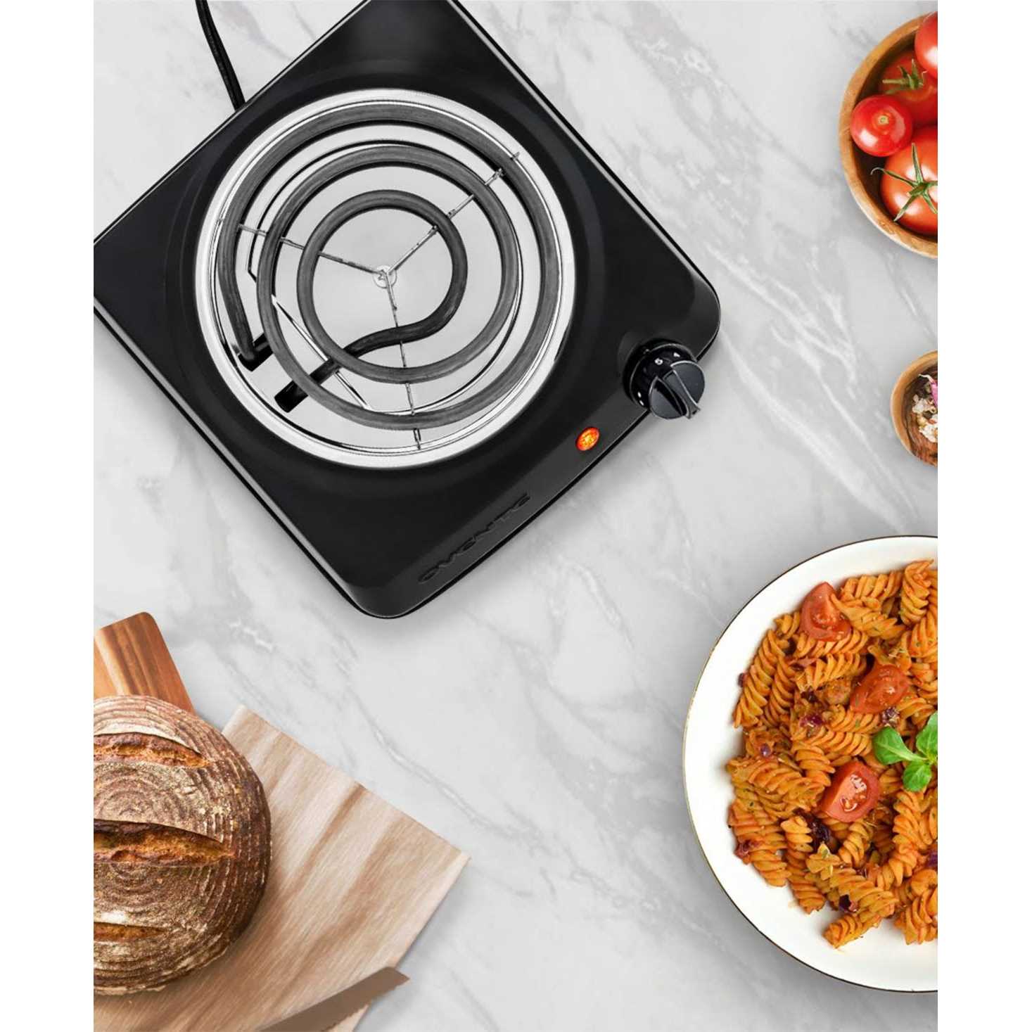 Ovente Ovente Electric Single Coil Burner 6in. Hot Plate Cooktop