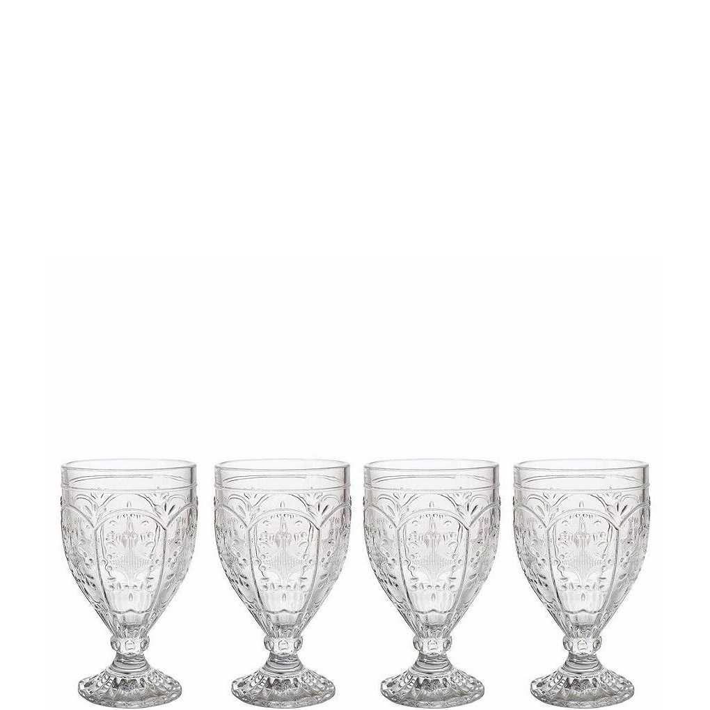 Fitz and Floyd Trestle Goblets Set of 4