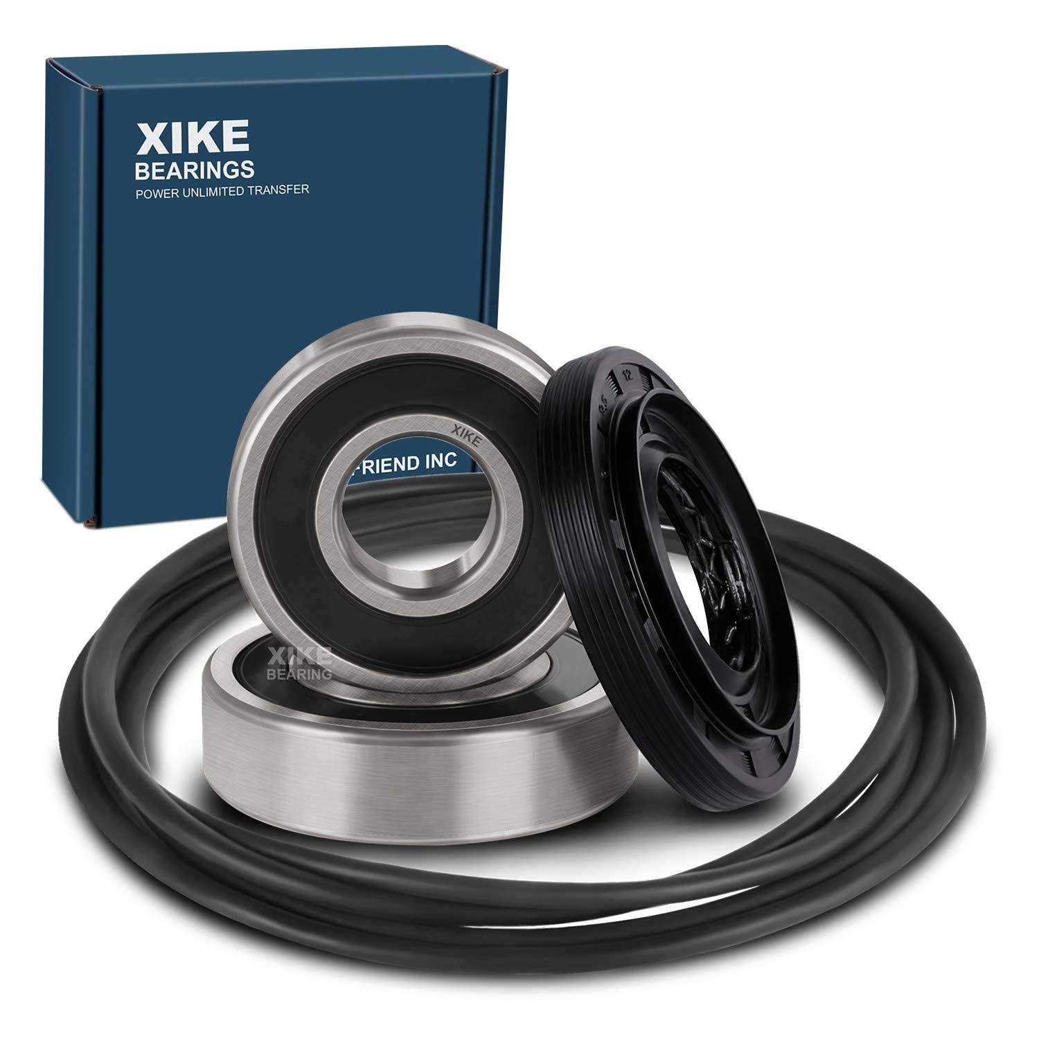XiKe 4036ER2004A, 4036ER4001B, 4280FR4048E and 4280FR4048L Front Load Washer Tub Bearing & Seal Kit Rotate Quiet and Durable