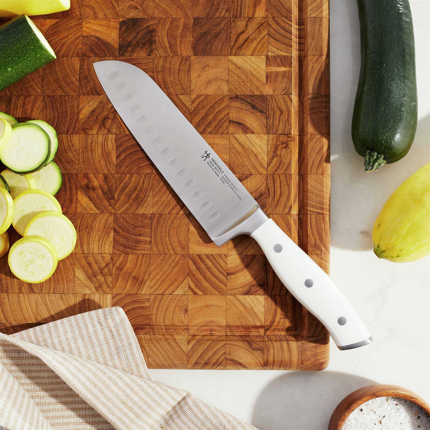 Henckels Forged Accent Hollow Edge Santoku Knife