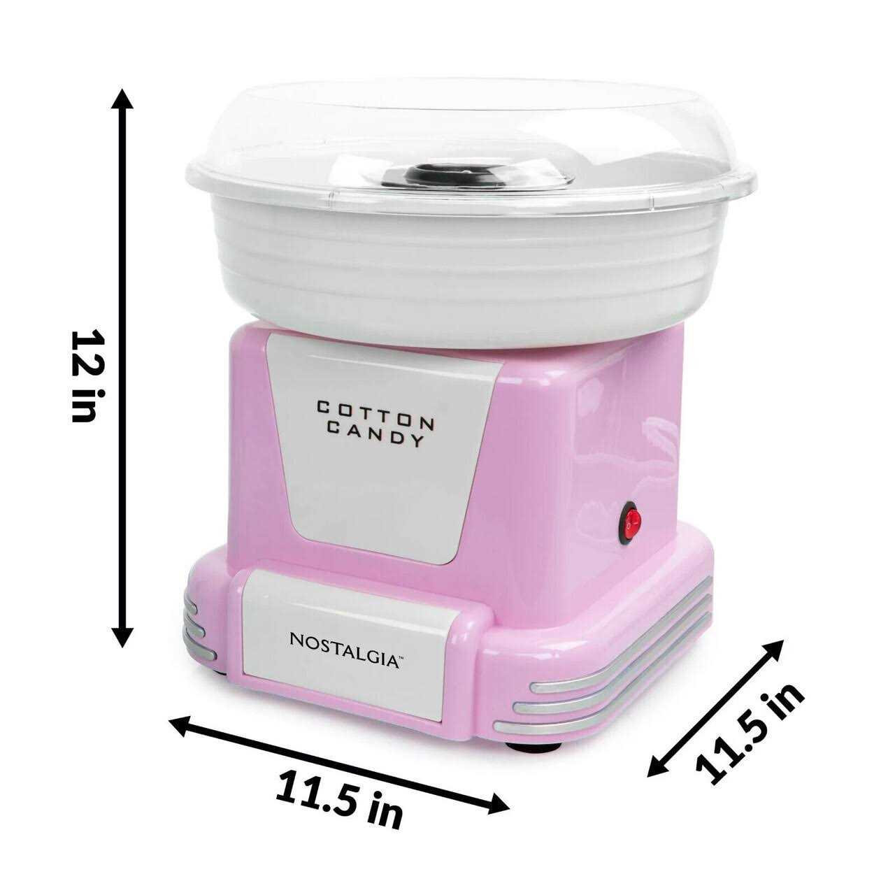 Nostalgia Retro Hard & Sugar-Free Candy Cotton Candy Maker