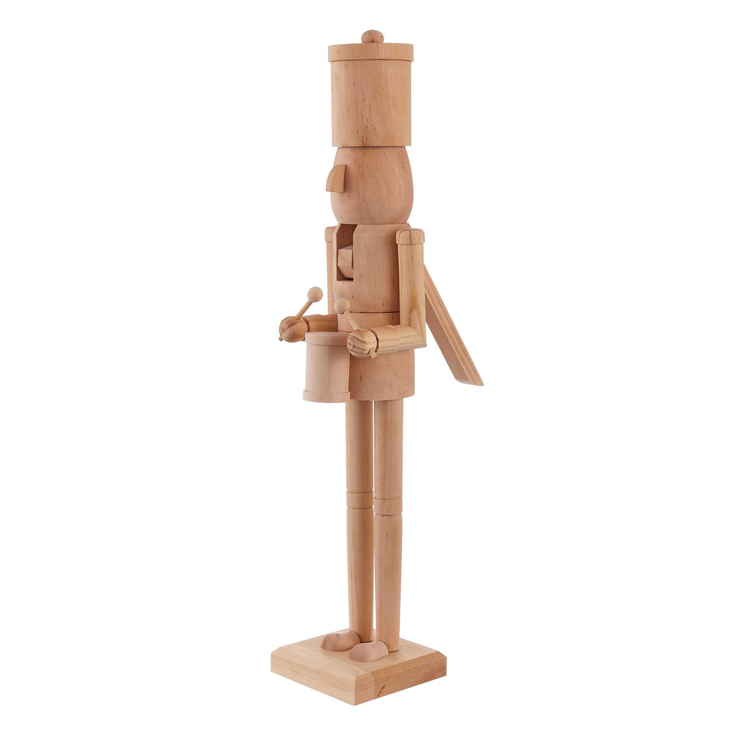 Unfinished Wood Nutcracker Decor by Make Market