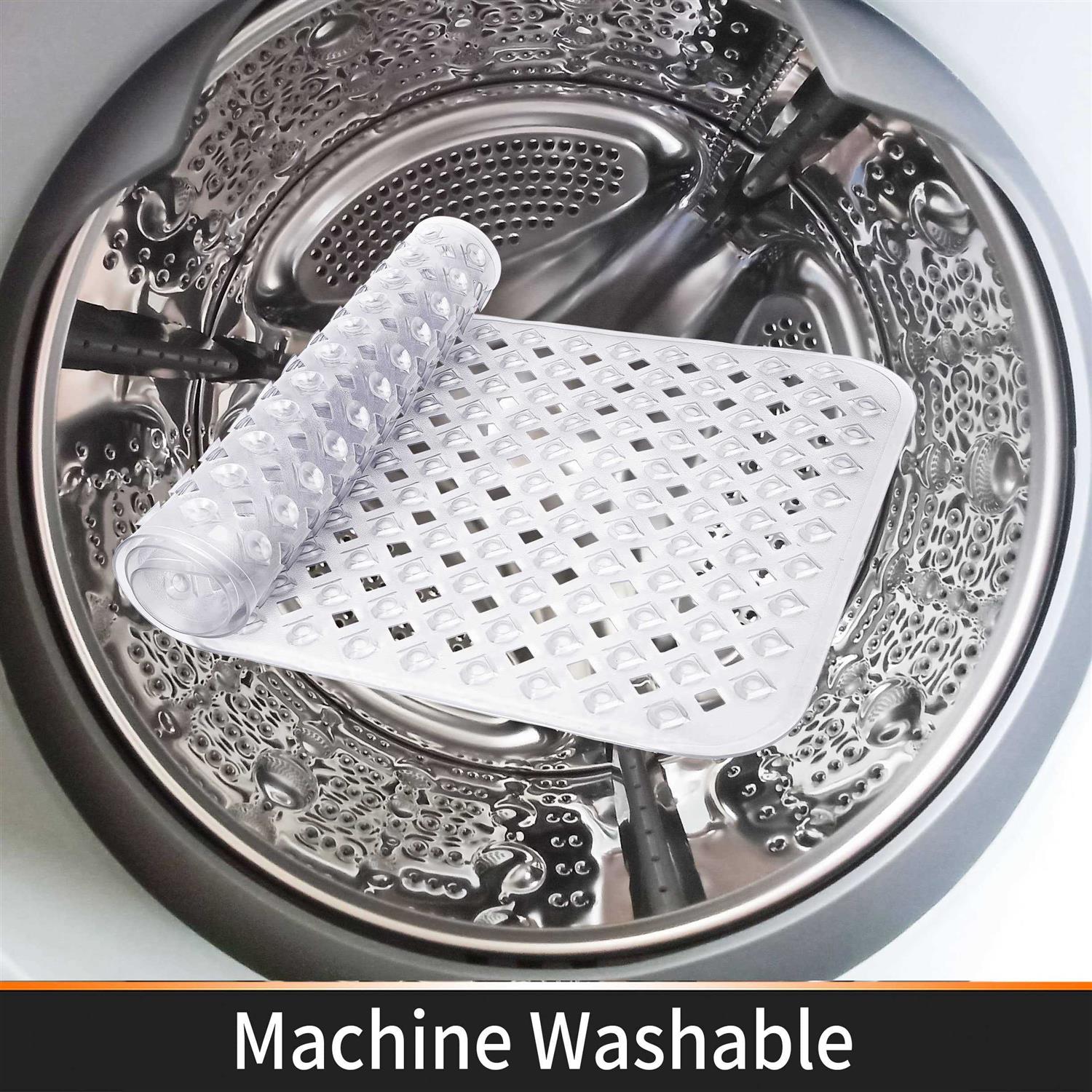 Yimobra Original Bath Tub Shower Mat Non Slip Bathtub Mats with Drain Holes