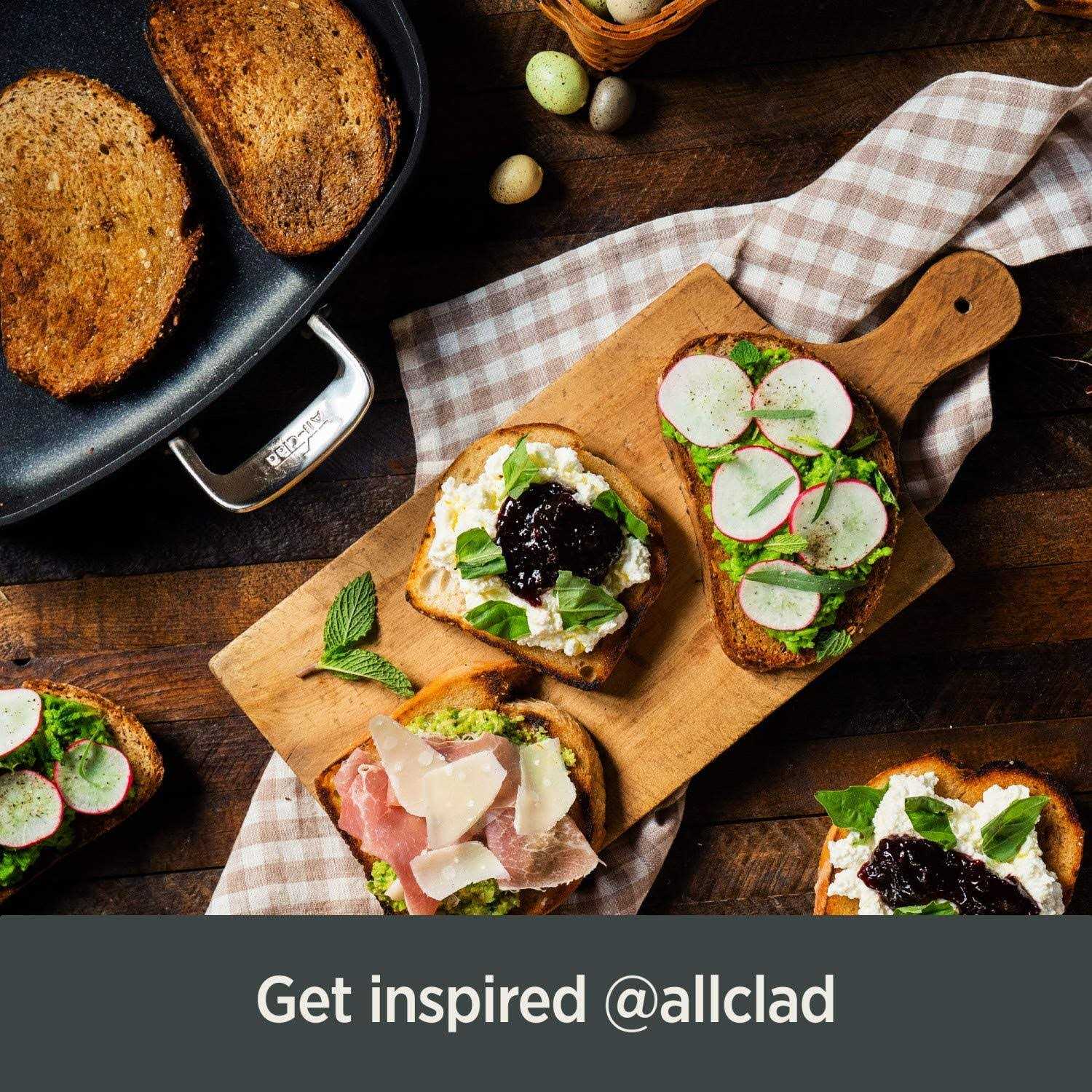 All-Clad H9112S64 Essentials Nonstick Fry Pan Set