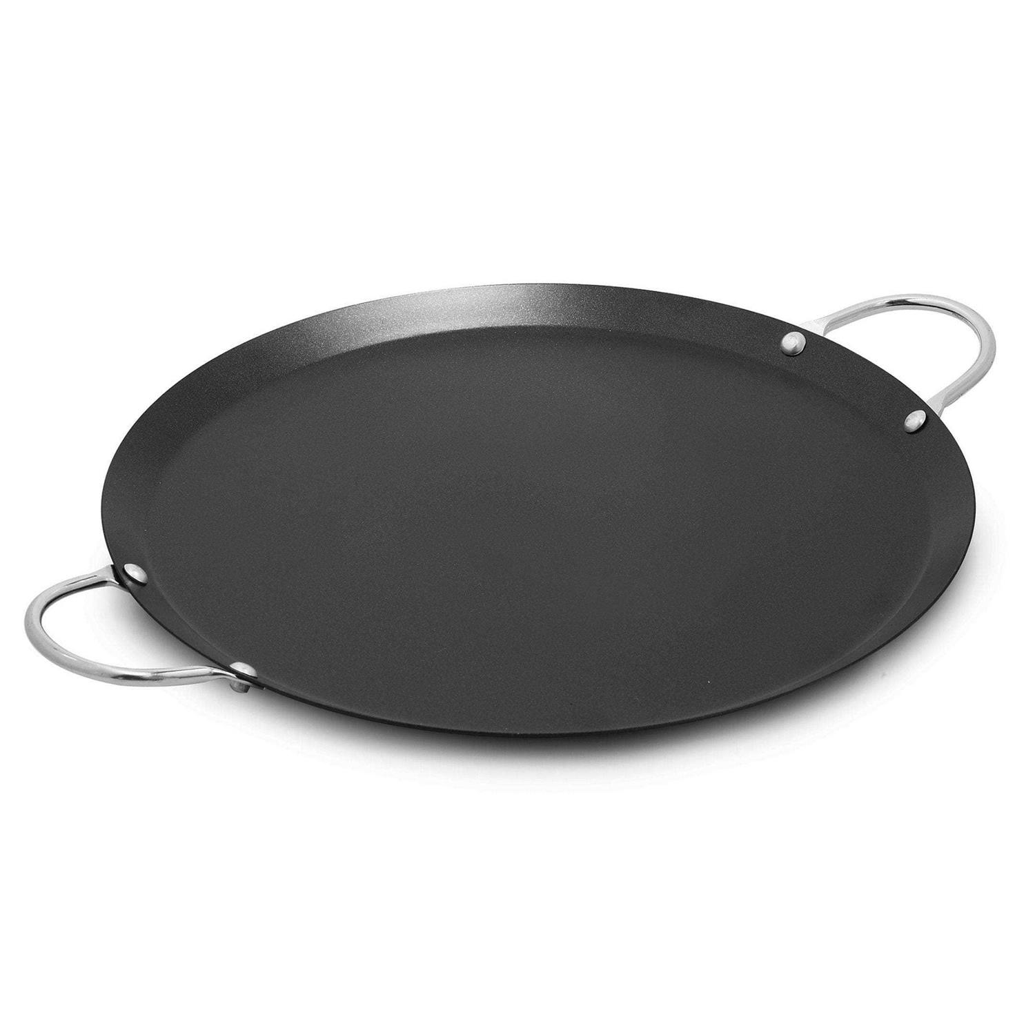 Imusa 9 Round Carbon Steel Comal with Metal Handles