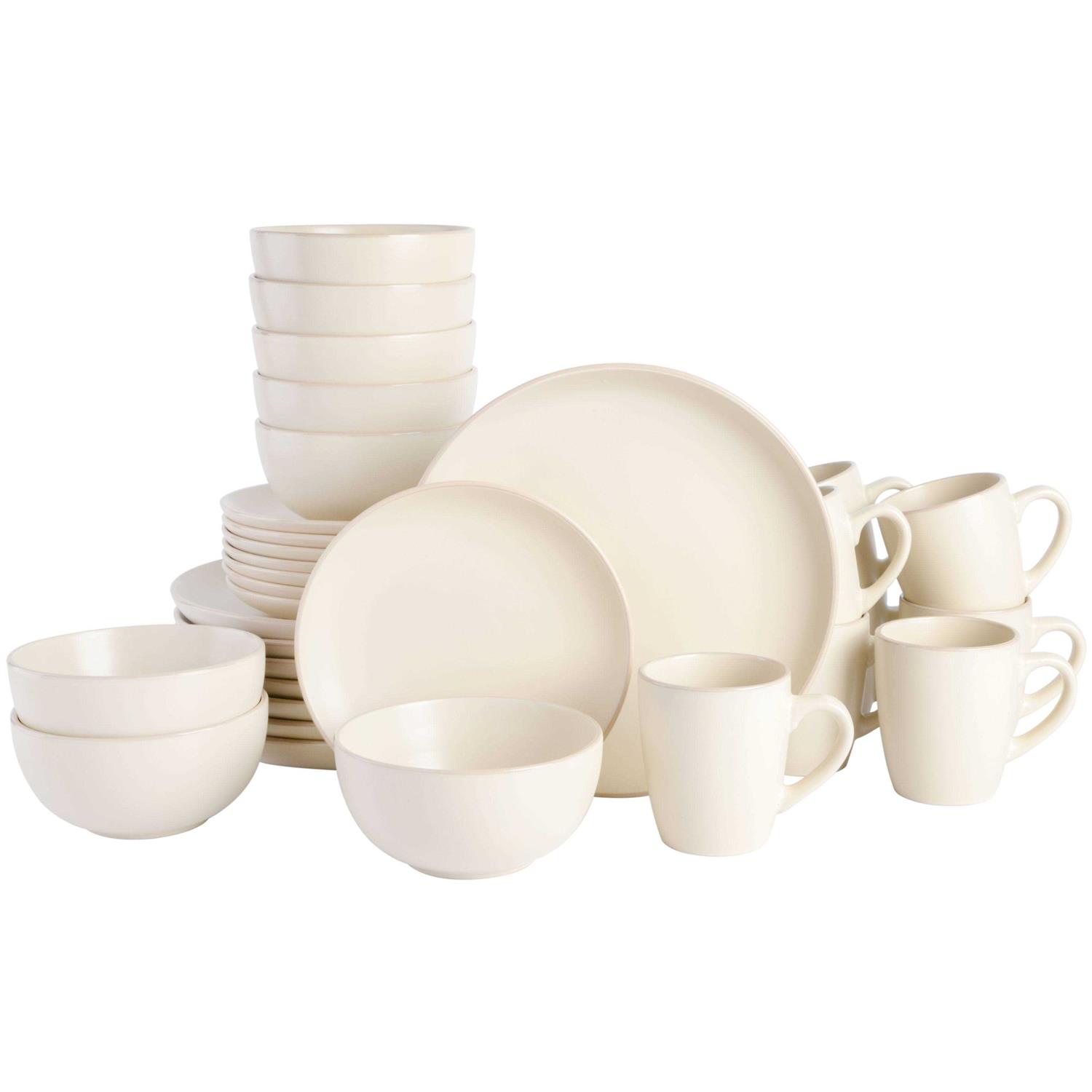 Gibson Home Rockaway 32 Piece Dinnerware Set