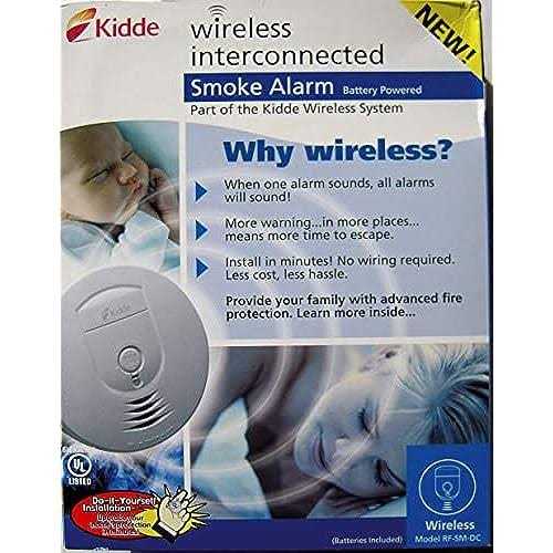 Kidde Wireless Smoke Detector AA Battery Operated