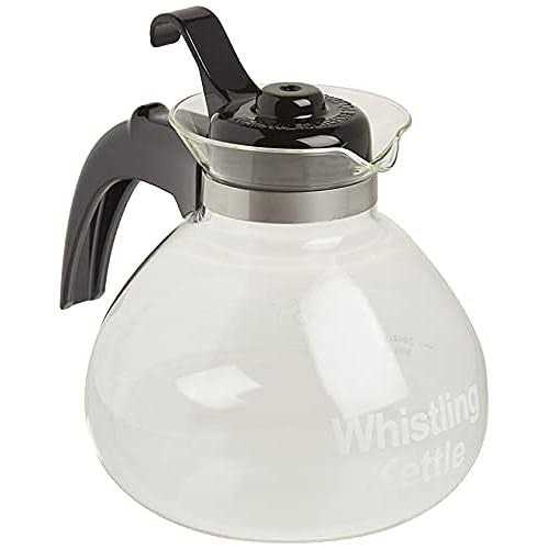Medelco Glass Whistling Kettle