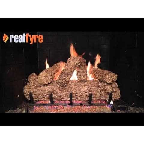 Real Fyre Rustic Oak Vented Gas Logs