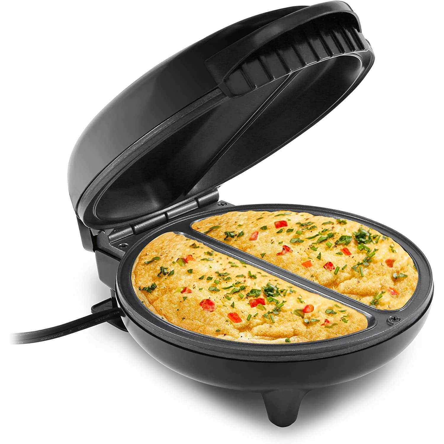 Elite Gourmet EOM205 Non-Stick Omelet Frittata Snack Pocket Maker