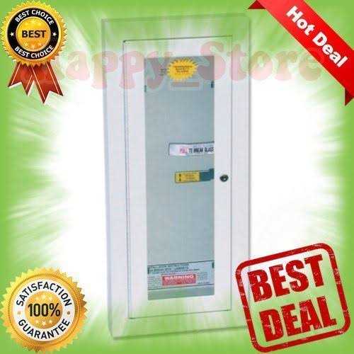 Kidde KF7022B Fire Extinguisher Cabinet Semi-Recessed Mount w/Lock