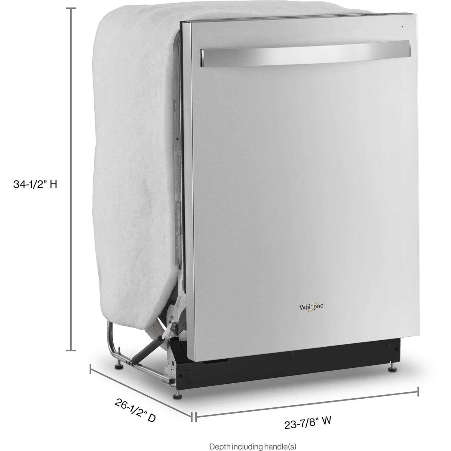 Whirlpool Quiet Dishwasher with 3rd Rack