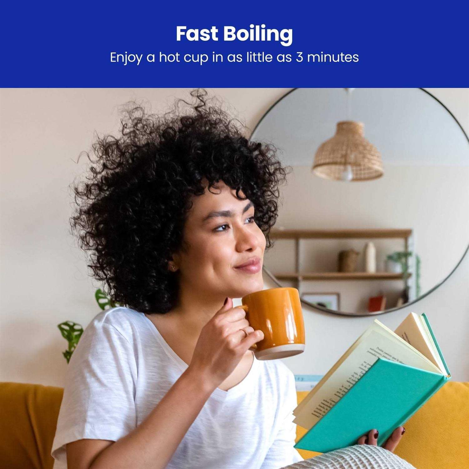 Chefman 1-liter Electric Glass Kettle