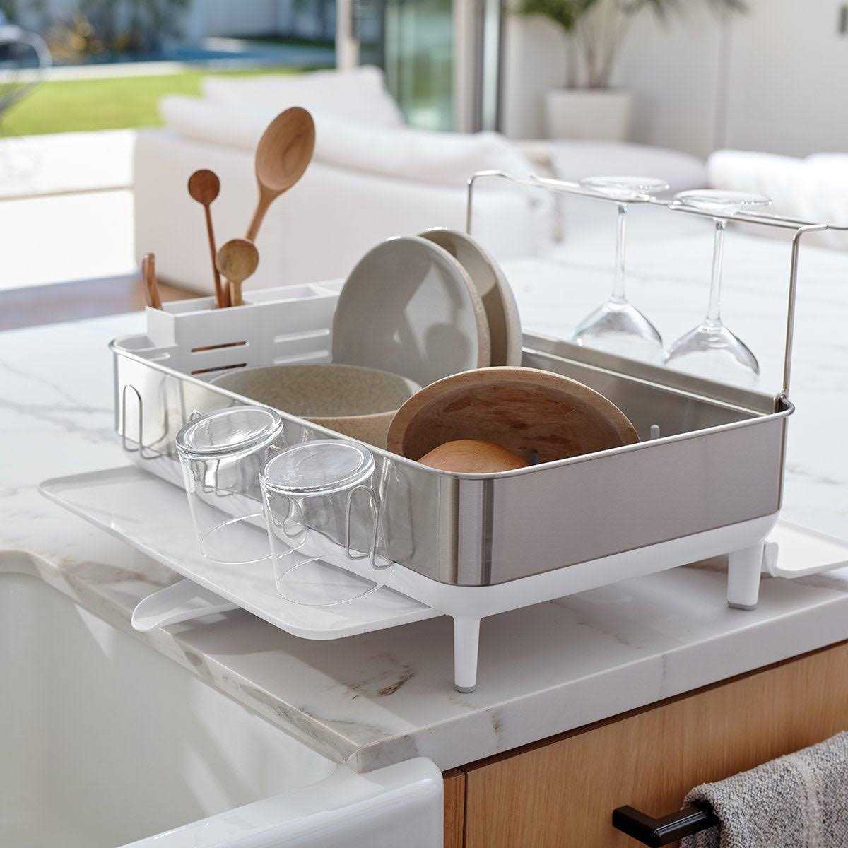 simplehuman Steel Frame Dish Rack