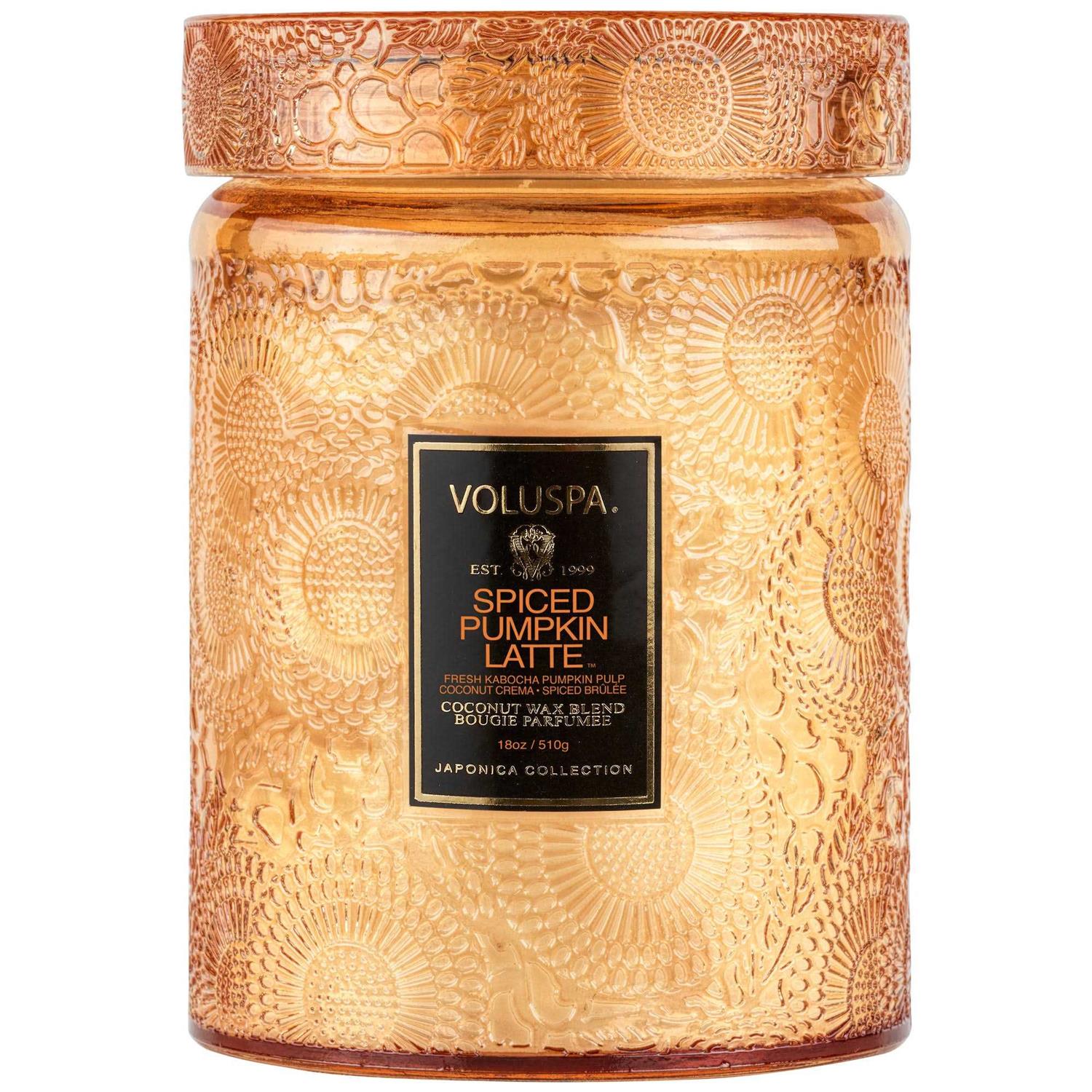 Voluspa Spiced Pumpkin Latte Large Jar Candle