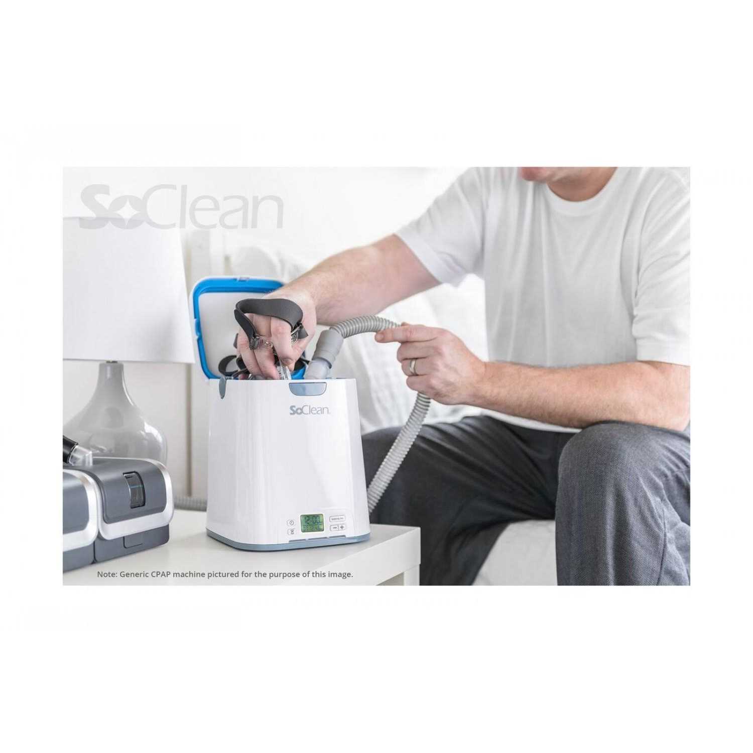 SoClean 2 Automatic CPAP Cleaner Sanitizer + DreamStation Tubing Adapter