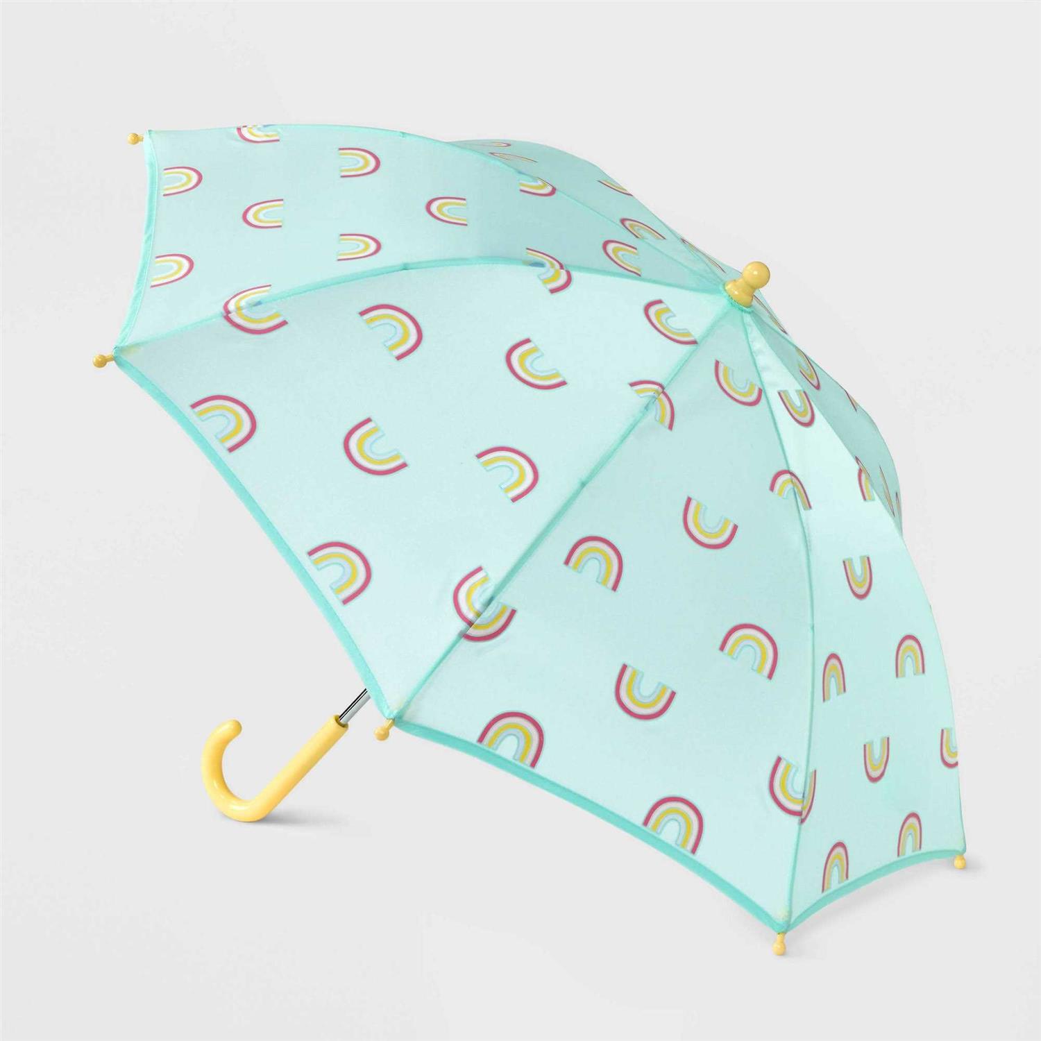 Cat & Jack Kids’ Color Changing Rainbow Stick Umbrella