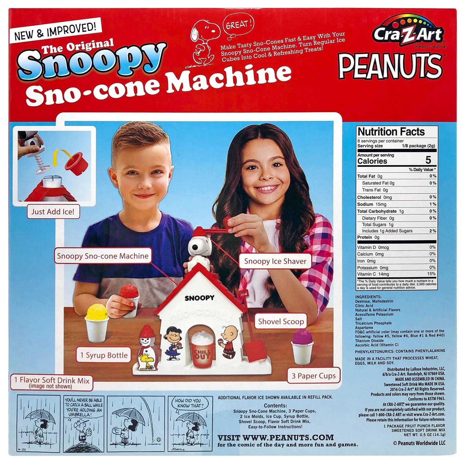 Snoopy Sno-Cone Machine