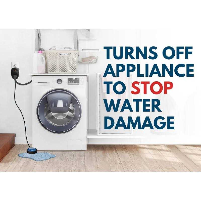 HydroCheck Water Sensor Alarm, Smart Water Leak Detector for Home & Basements