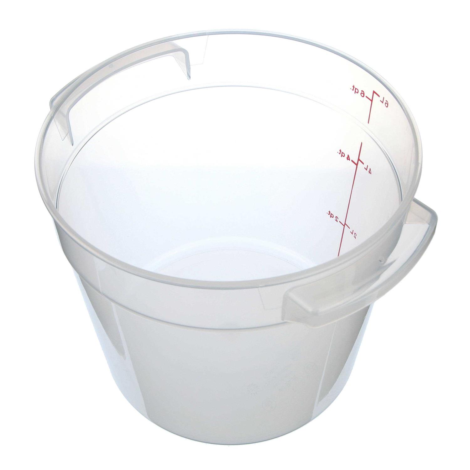 Cambro RFS6PPSW2190 Round Food Storage Container & Covers