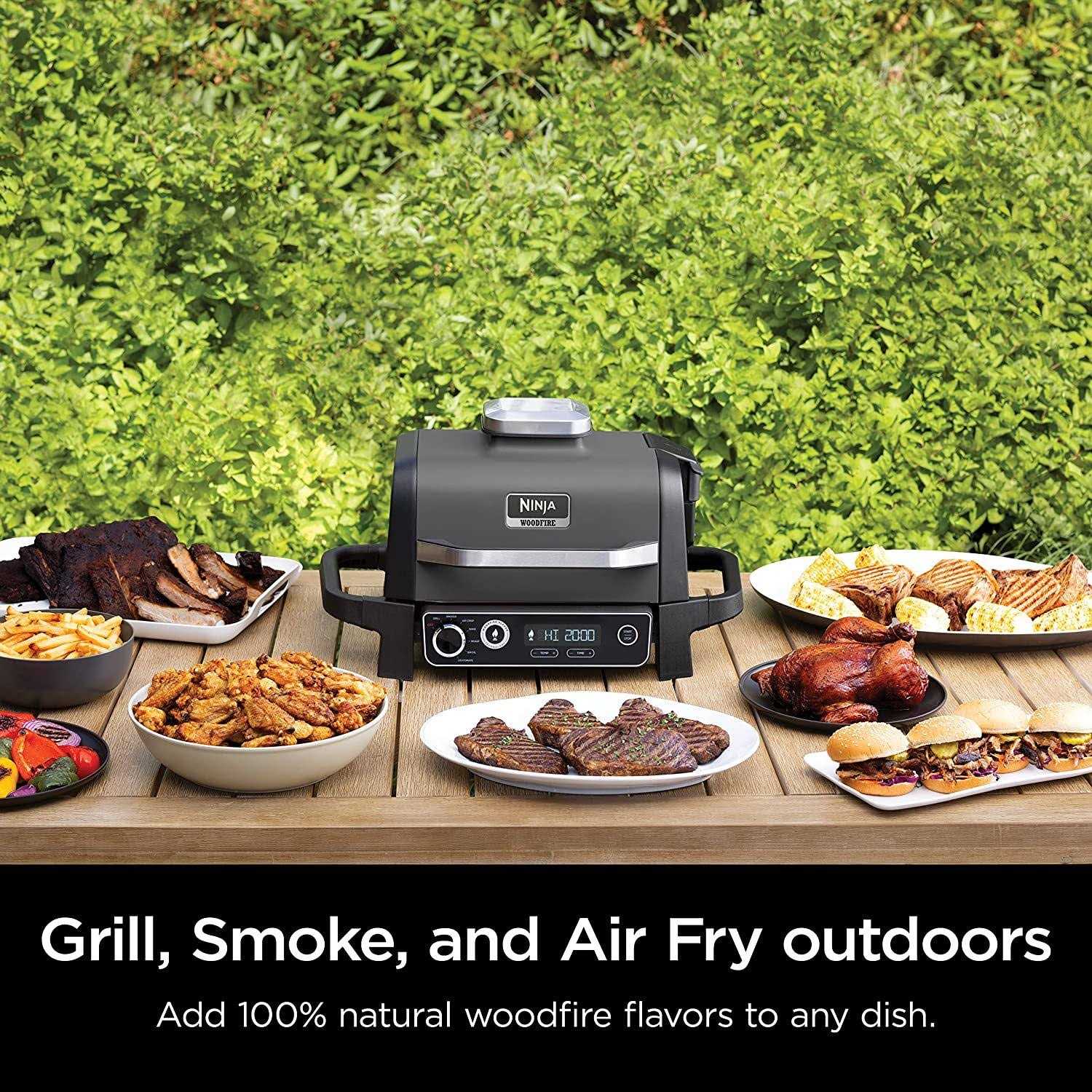 Ninja Woodfire Outdoor Grill & Smoker 7-in-1 Master Grill
