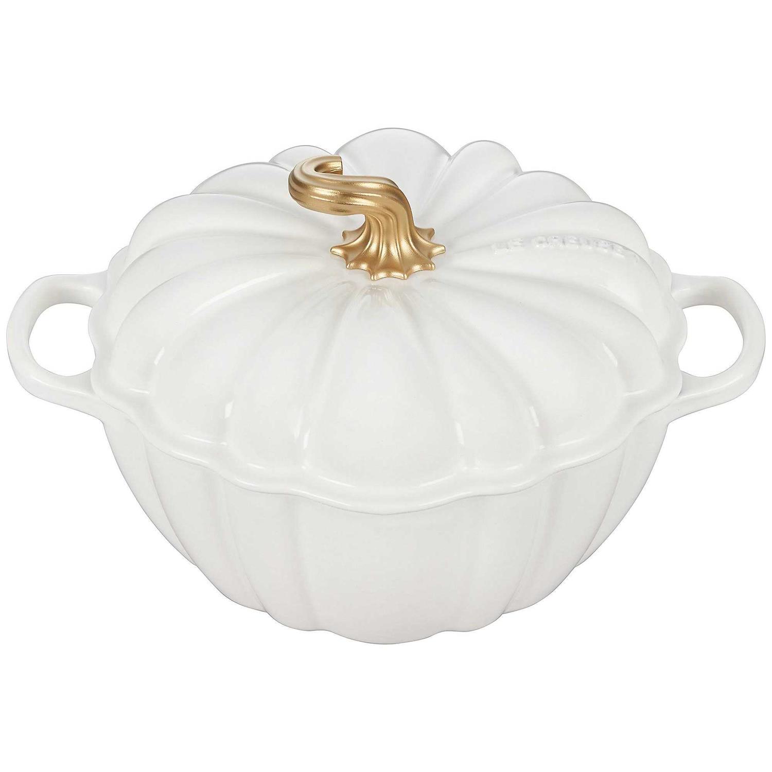 Le Creuset 4 Qt. Cast Iron Pumpkin Cocotte