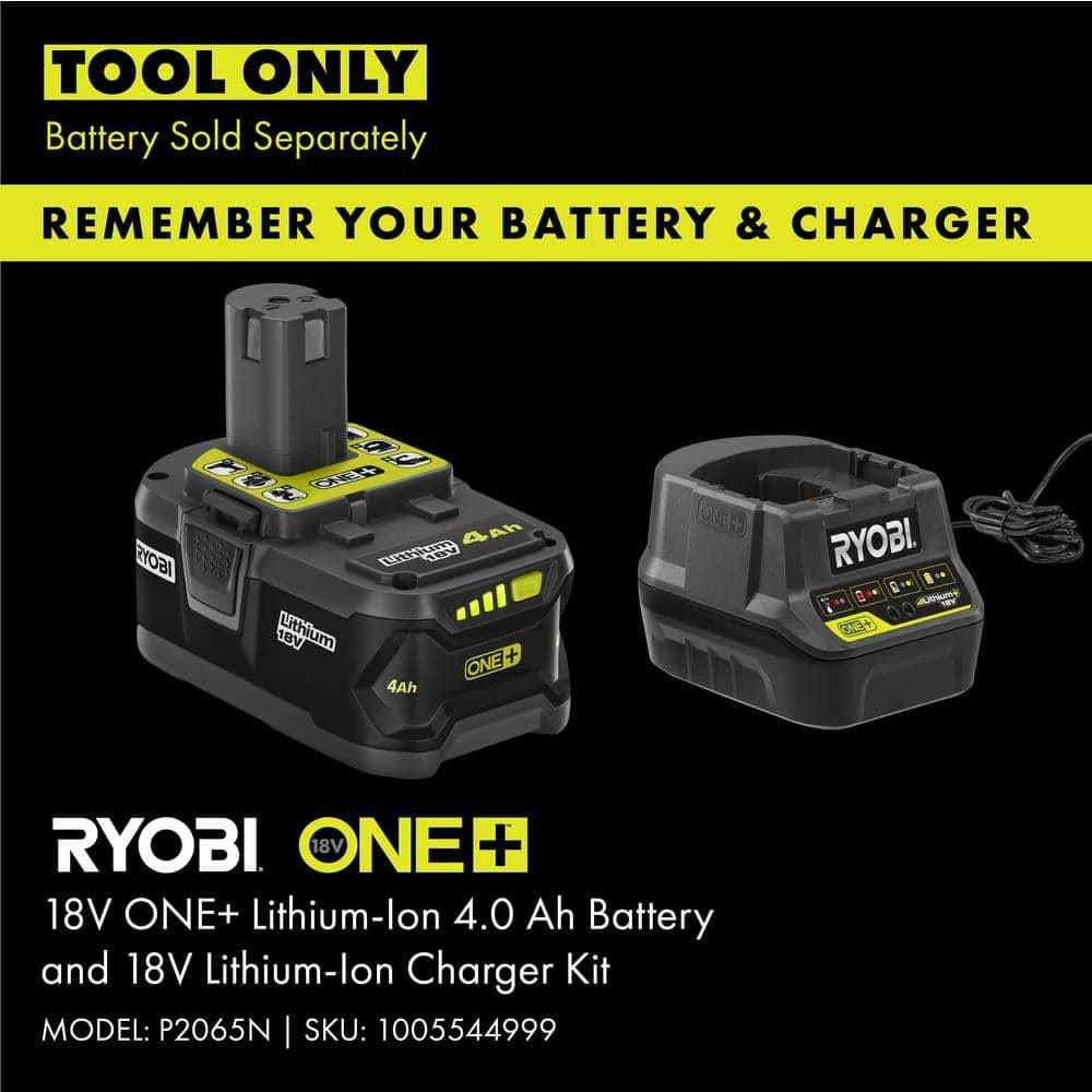 RYOBI ONE+ 18-Volt Lithium-Ion Cordless Battery Grass Shear and Shrubber Trimmer