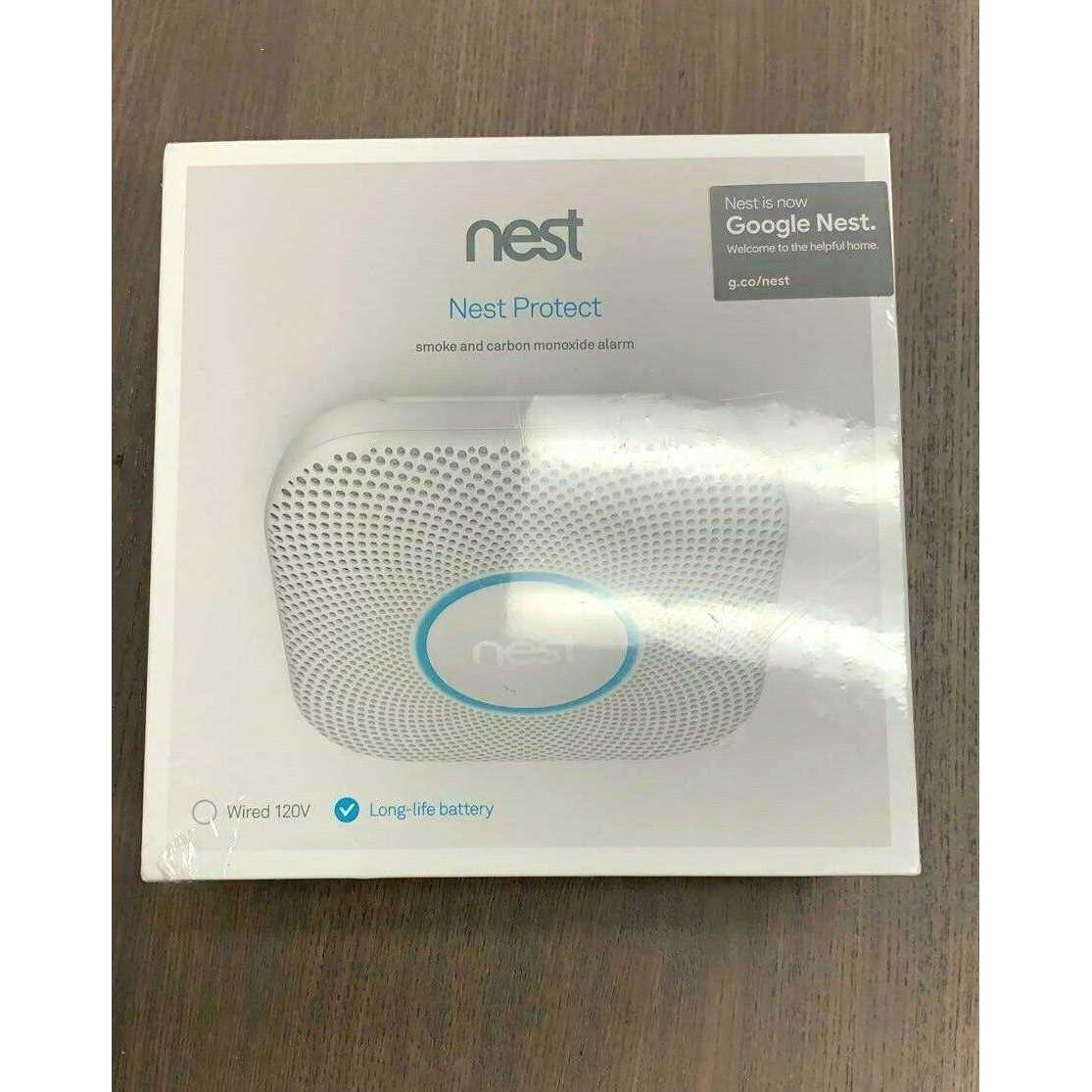 Nest Protect 2nd Gen S3000BWES Battery Smoke and Carbon Monoxide Alarm