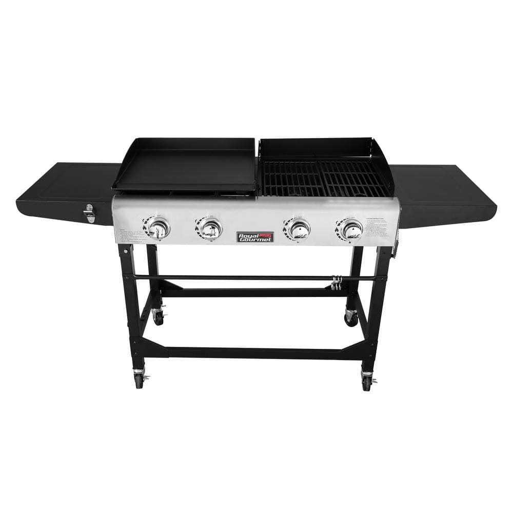 Royal Gourmet Portable Propane Gas Grill and Griddle Combo GD401