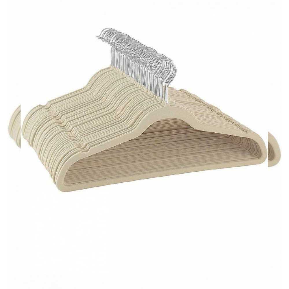 Zober Velvet Hangers Space Saving Swivel Hook Ultra Non Slip