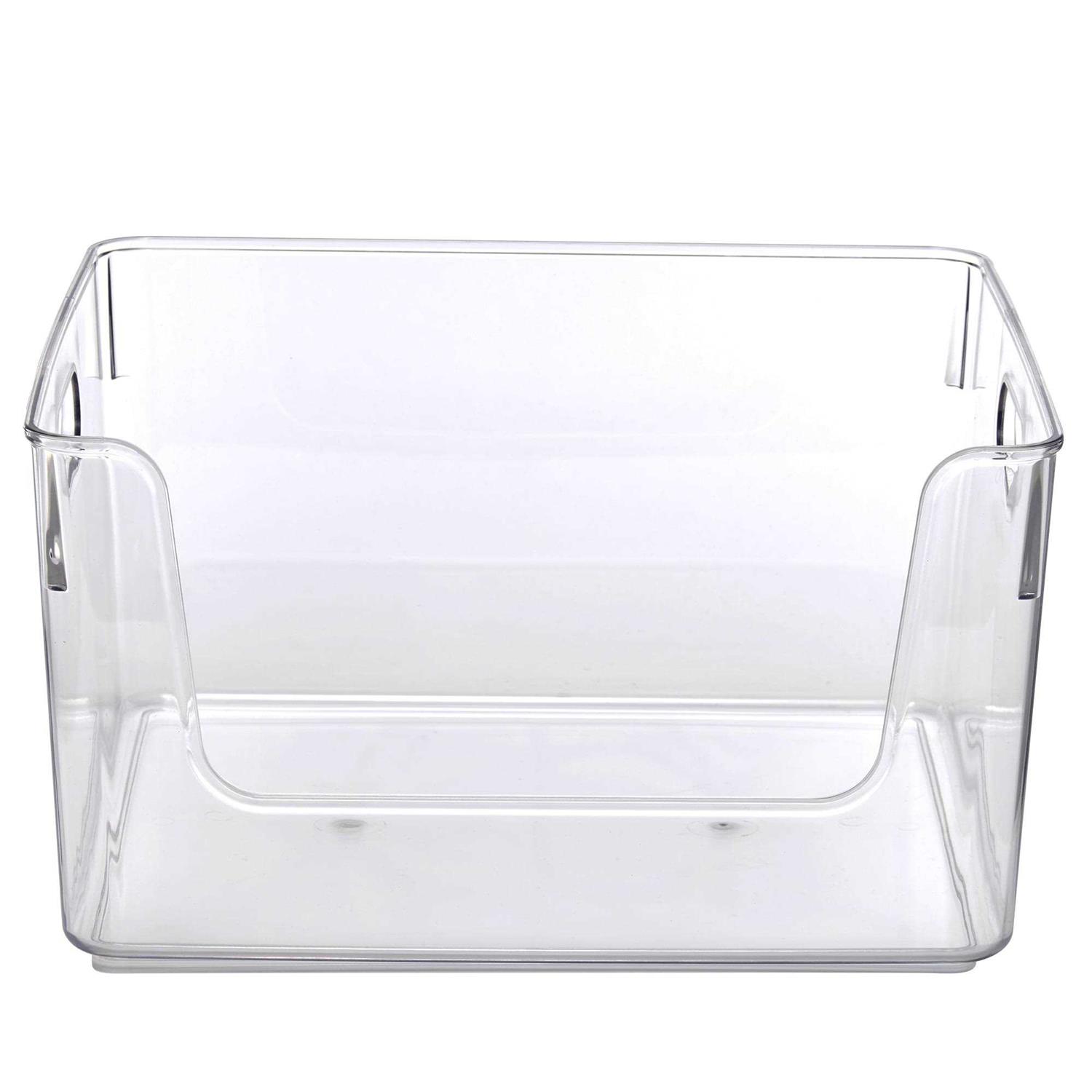 Mainstays Plastic Open Front Organizer Bin