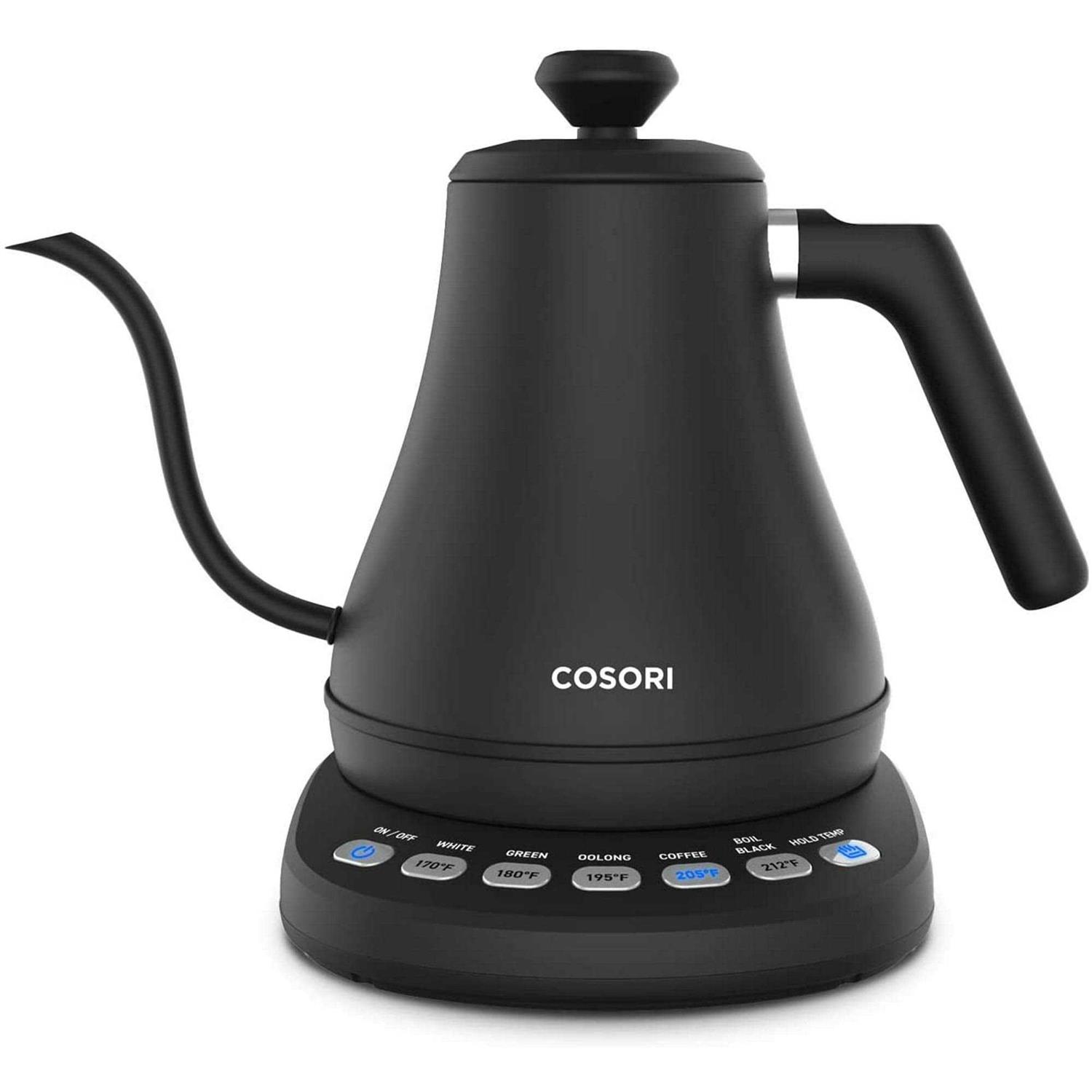 COSORI Electric Gooseneck Kettle with 5 Temperature Control Presets Pour Over Kettle for Coffee & Tea
