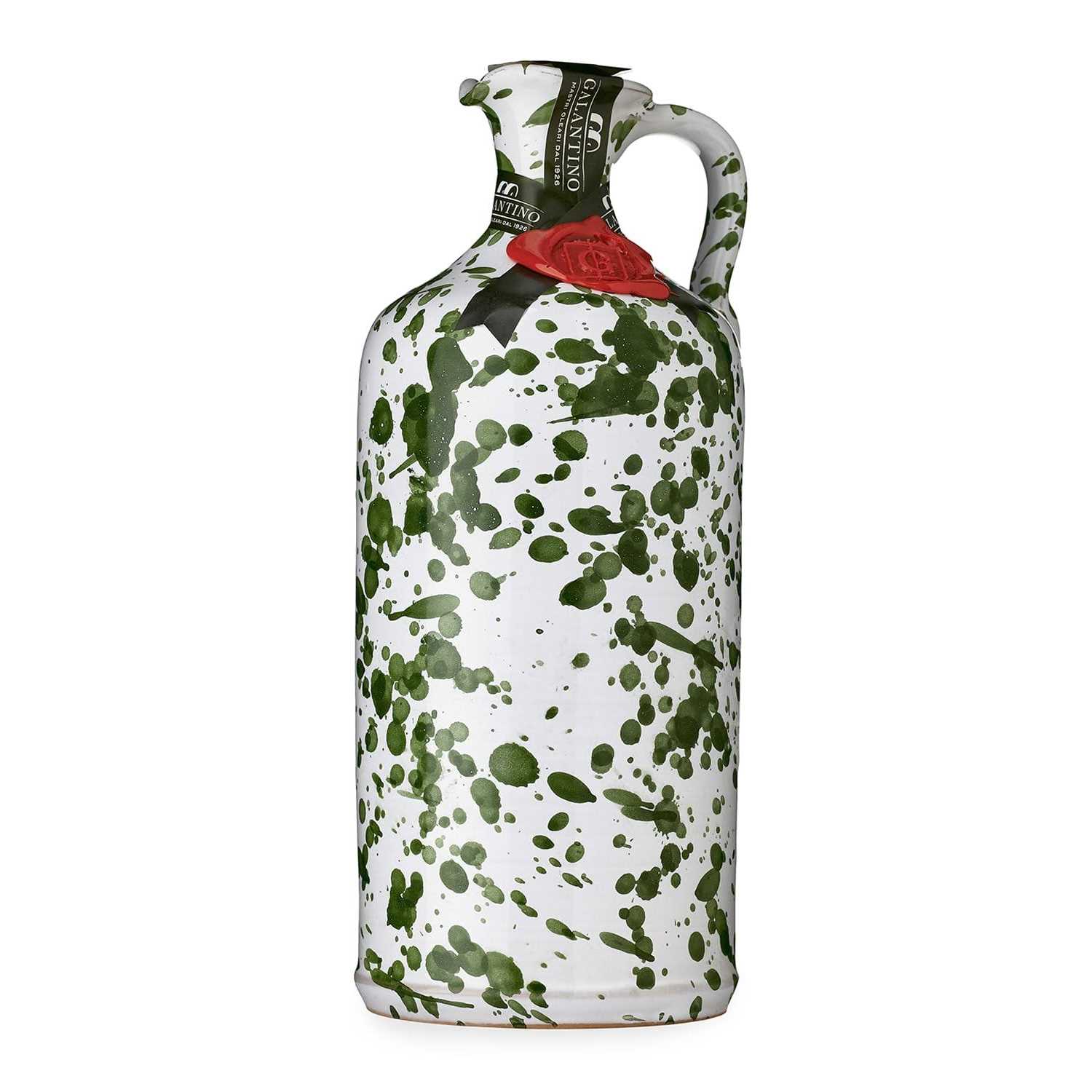 Frantoio Galantino Hand-Painted Ceramic Extra Virgin Olive Oil