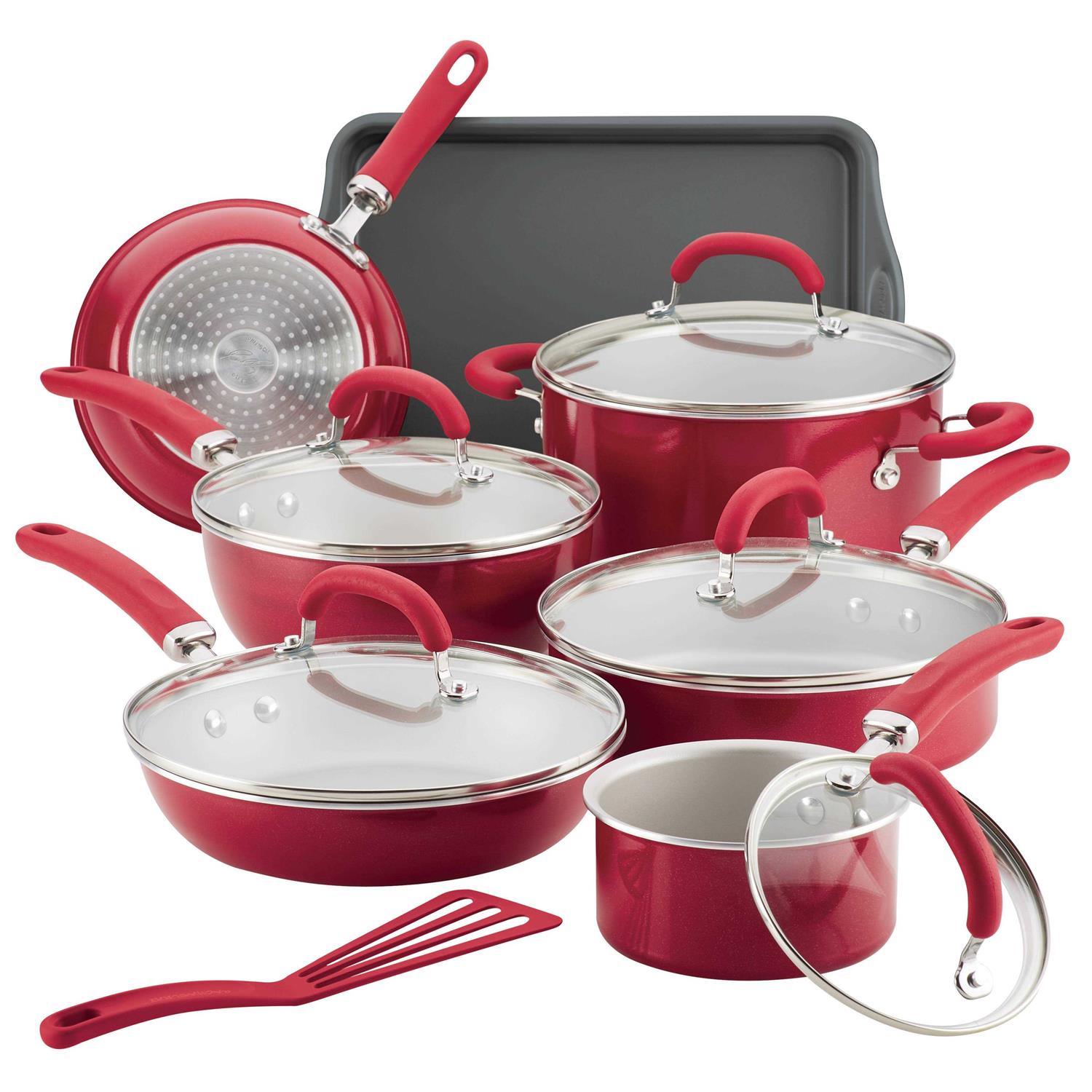 Rachael Ray 13 Create Delicious Aluminum Nonstick Cookware Set