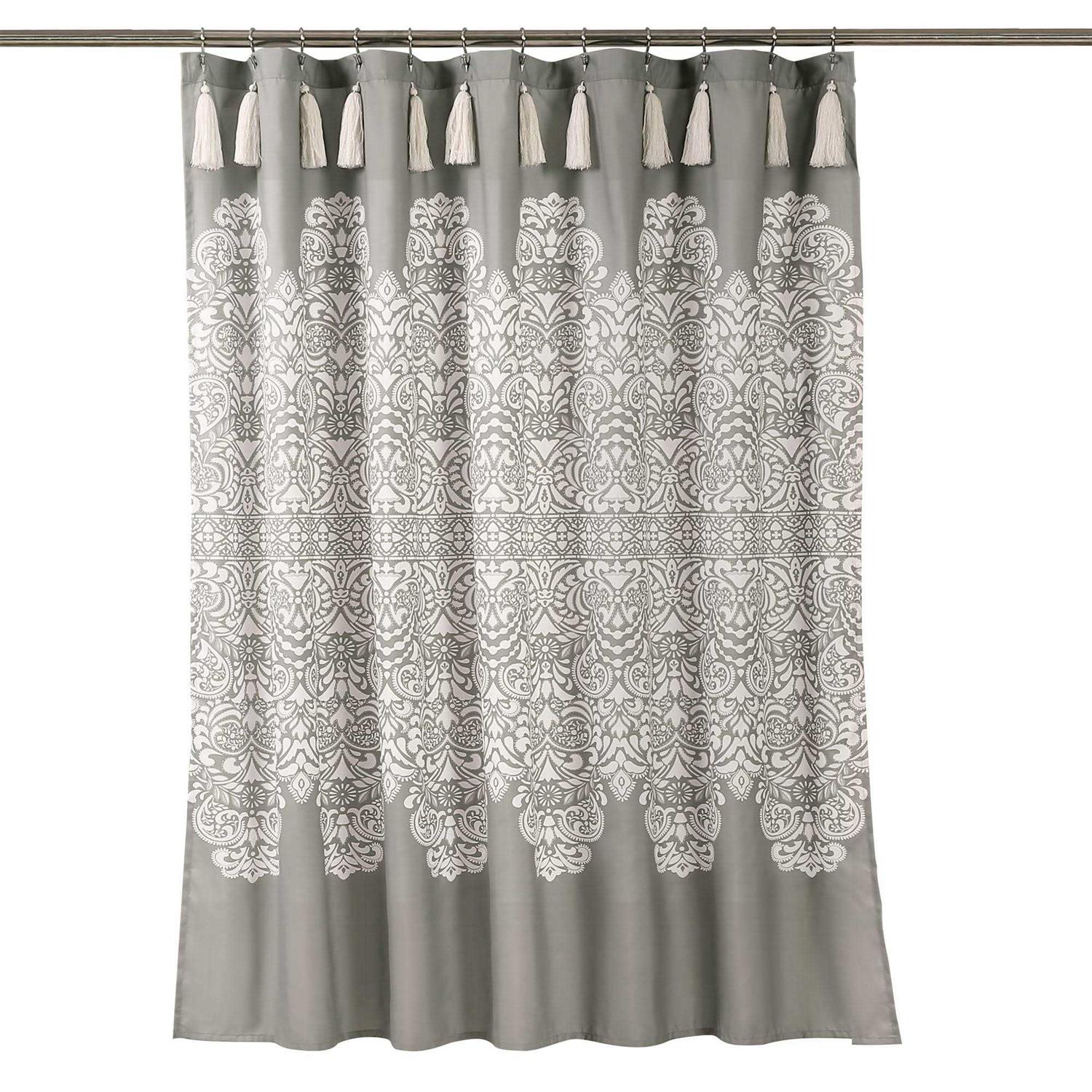 Lush Decor Boho Medallion Shower Curtain