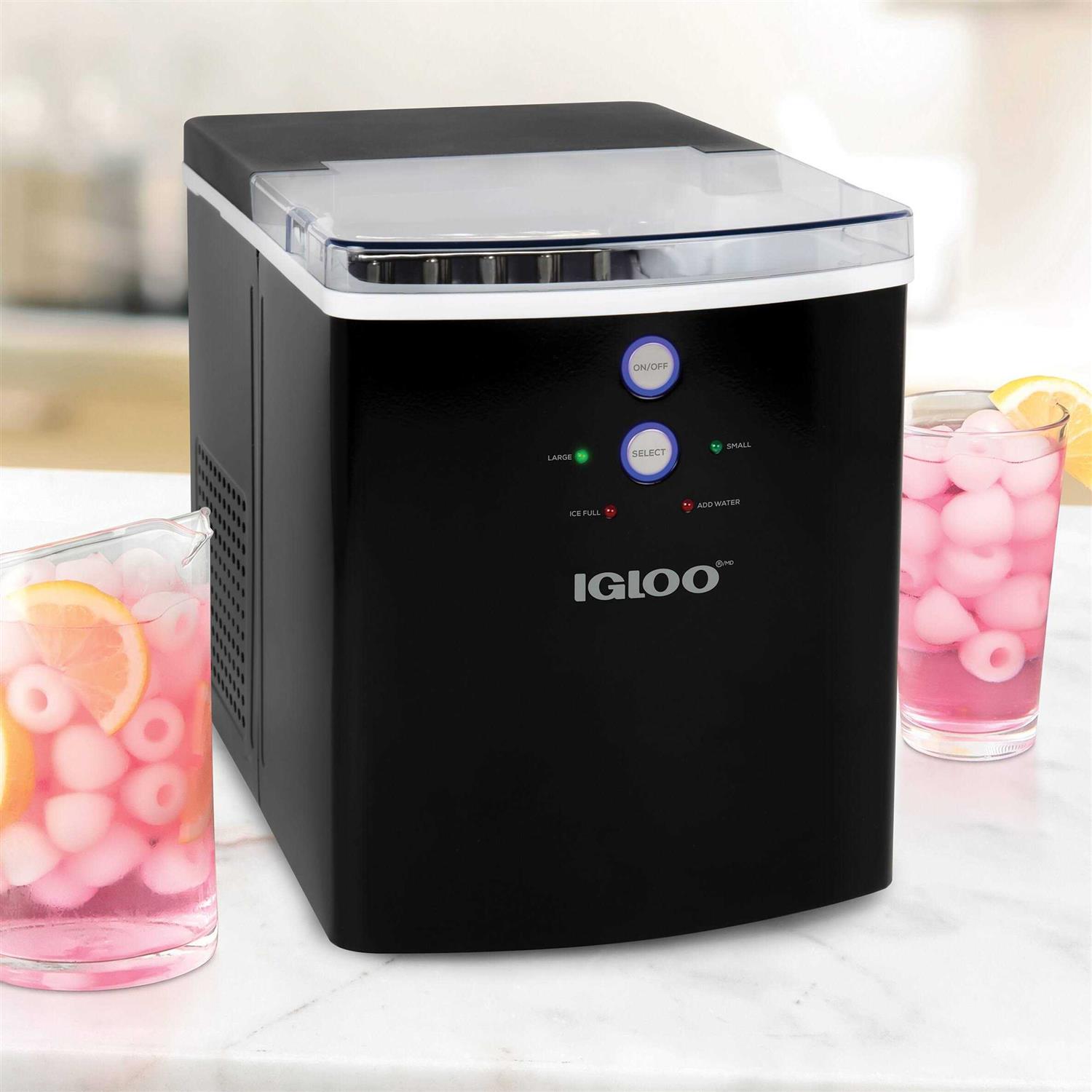 Igloo 33 lb Automatic Portable Countertop Ice Maker Machine