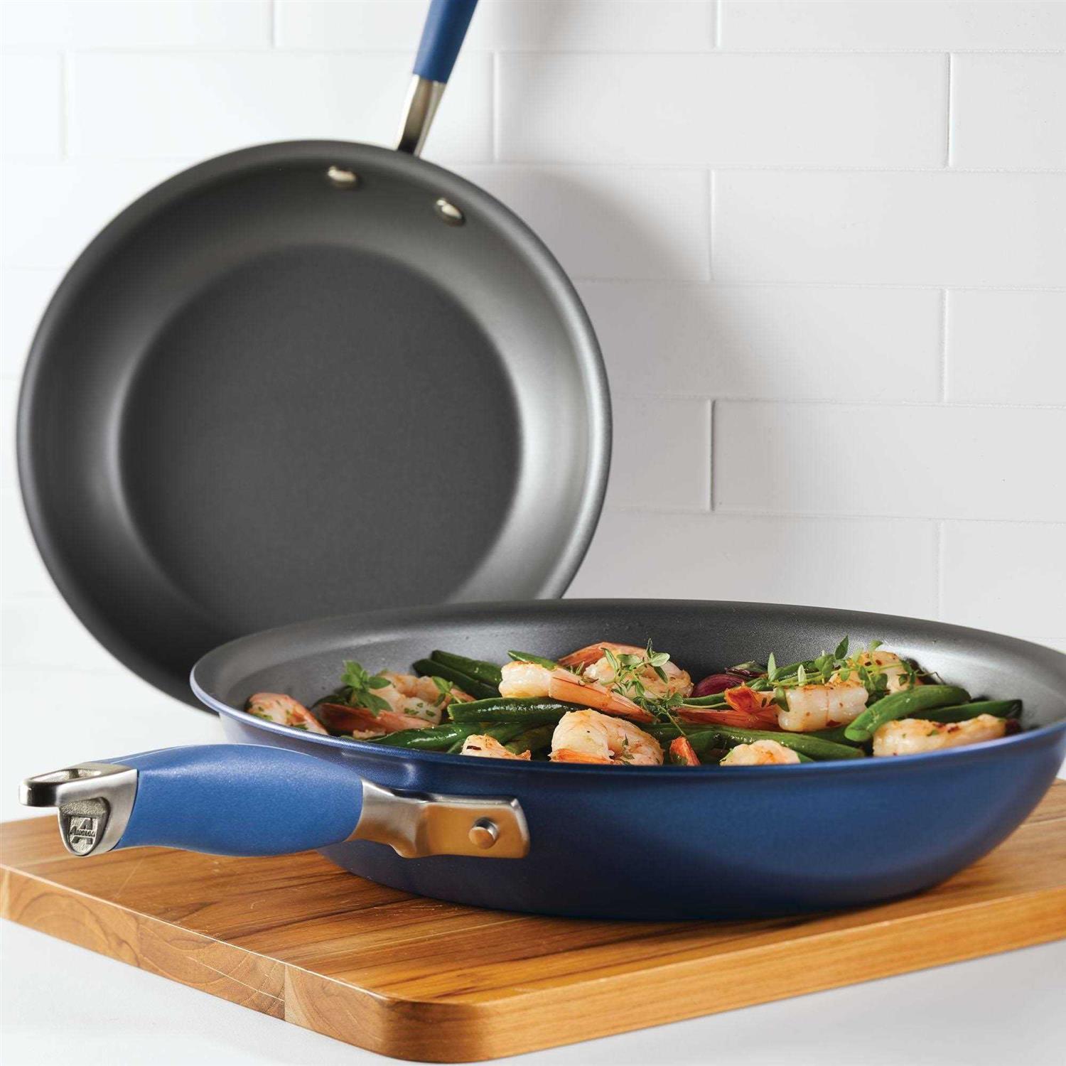 Anolon Advanced Home Hard-Anodized Nonstick Skillet Set