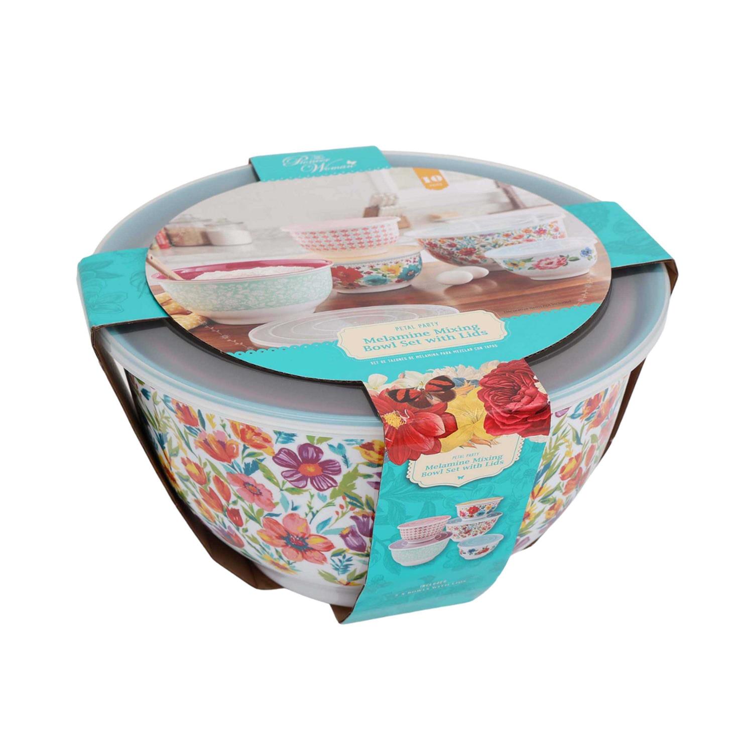 The Pioneer Woman 10-Piece Melamine Mixing Bowl Set