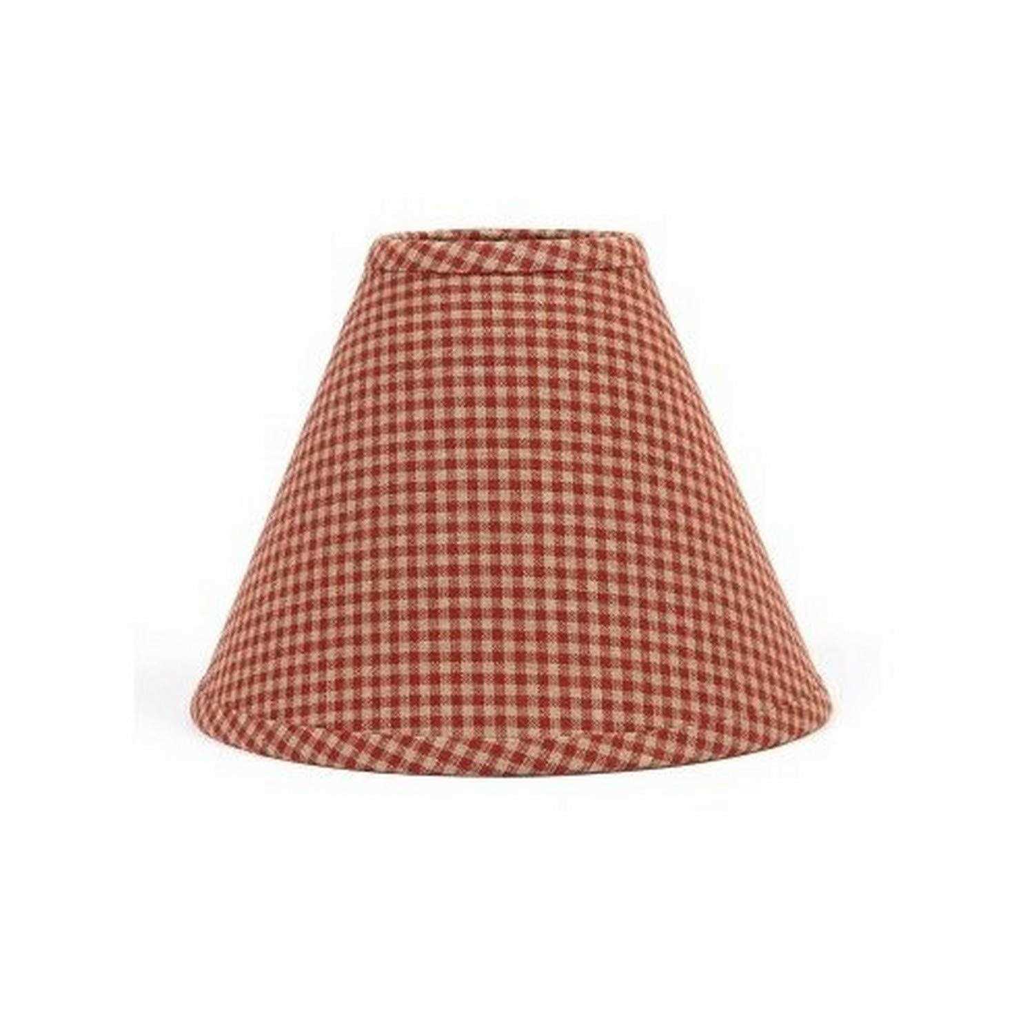 Newbury Gingham Bulb Clip Fabric Lamp Shade by Raghu