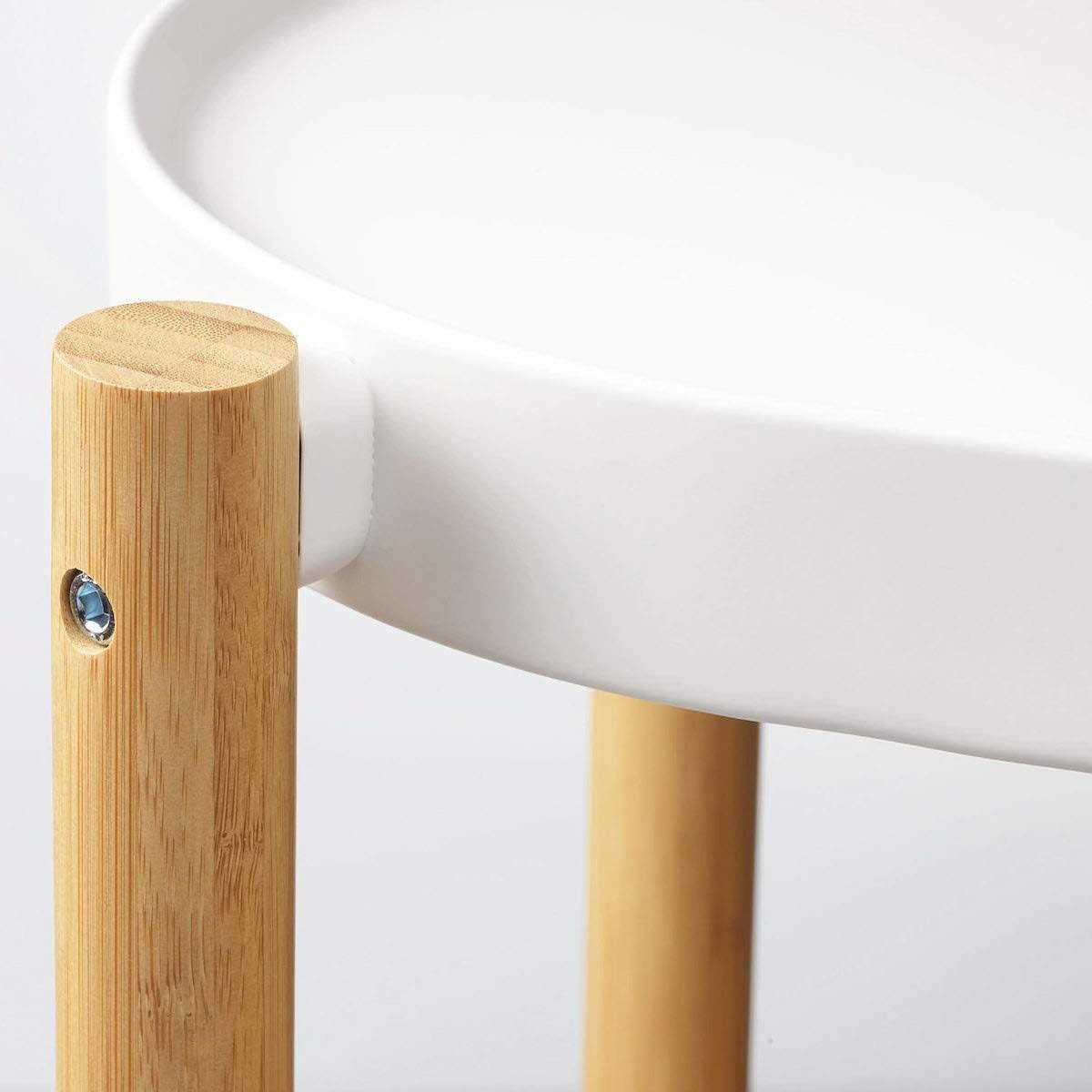 Wisuce Bamboo plant Shelf Indoor 2 Tier Tall plant Stand Table for Multiple Plants